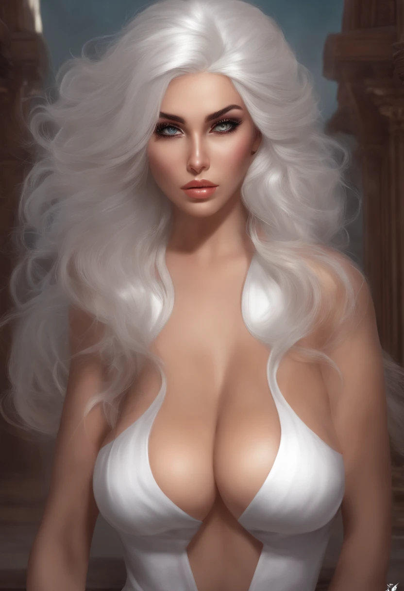 Lori huge breasts cleavage,White hair,nakeness,is shy,quadratic element
