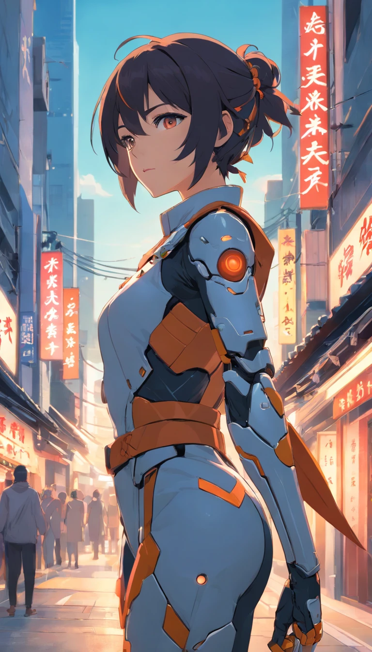 Cyborg Ninja、Genji、Tartarga Ninja Last Ronin , Scenarios with destruction , Setting the oriental style , Undistorted images , gaze , best qualtiy , masterpiece