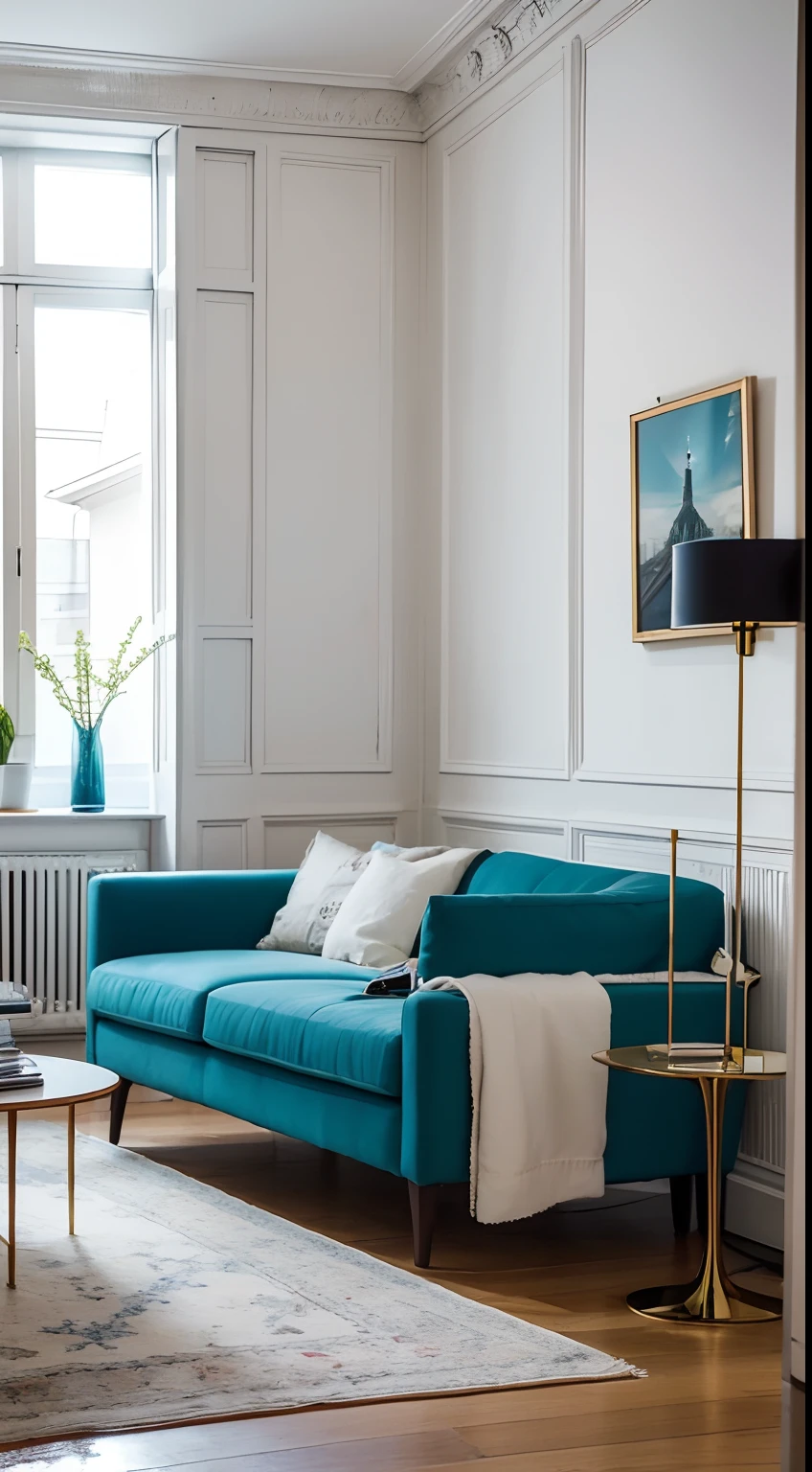 tmasterpiece,best qualtiy,((best qualtiy)),(tmasterpiece),(realisticlying)(Bright colors:1.2),symetrical composition,No Man,Nordic decorative living room,Fundo sala de estar
