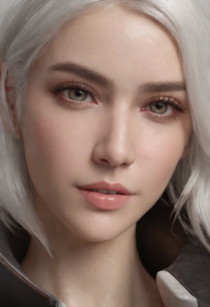 best qualtiy,high high quality,hyper-detailing,textureskin,detail,awardwinning，。.3D, A beautiful cyberpunk female image,battle garment，white haired Cangcang，hdr（HighDynamicRange）,Ray traching,NVIDIA RTX,Hyper-Resolution,Unreal 5,Subsurface scattering、PBR Texture、post-proces、Anisotropy Filtering、depth of fields、maximum definition and sharpness、Many-Layer Textures、Albedo e mapas Speculares、Surface coloring、Accurate simulation octane rendering of light-material interactions、Two-colored light、largeaperture、Low ISO、White balance、the rule of thirds、8K raw data、blackstockings