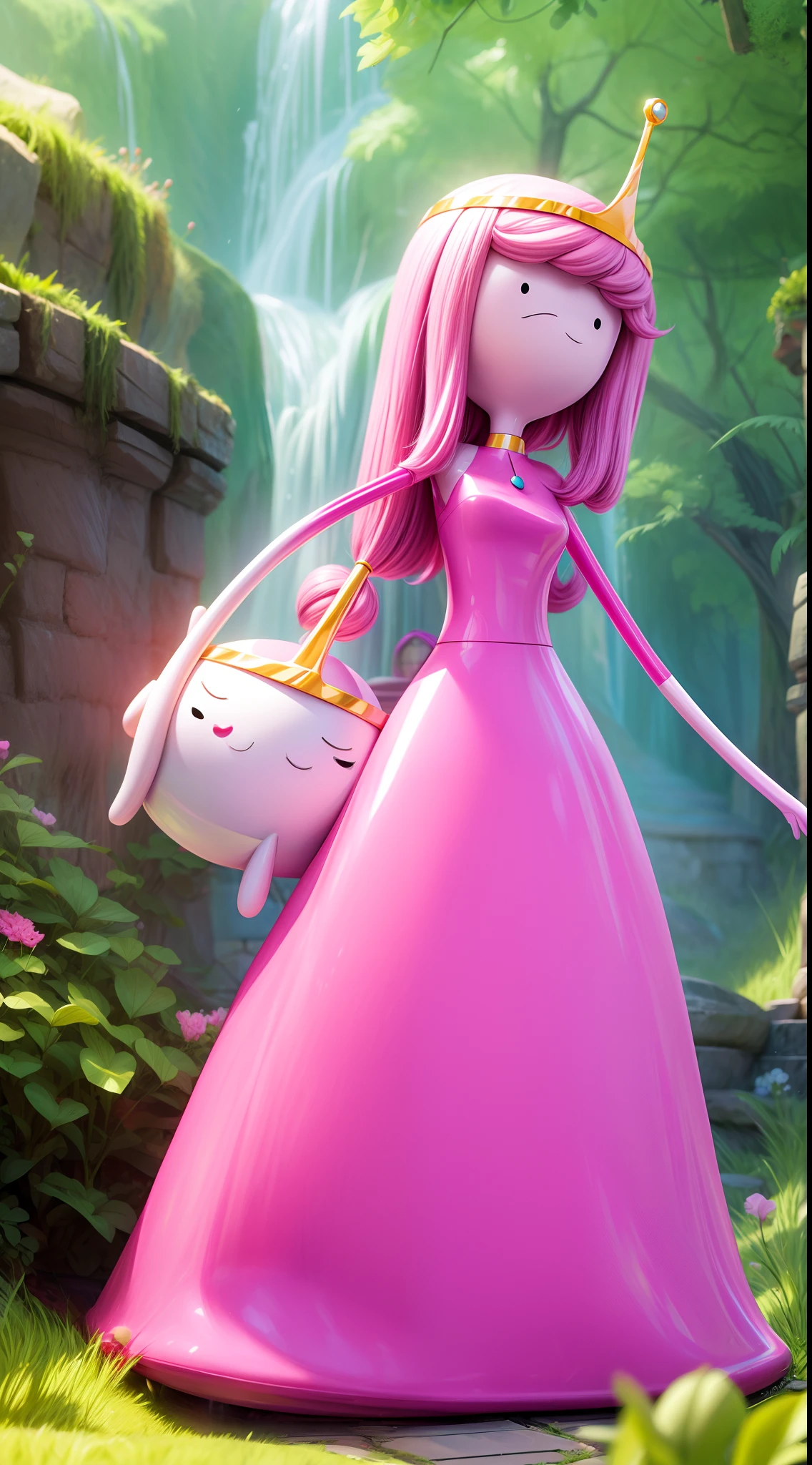 Princess Bubblegum from catoon adventure time