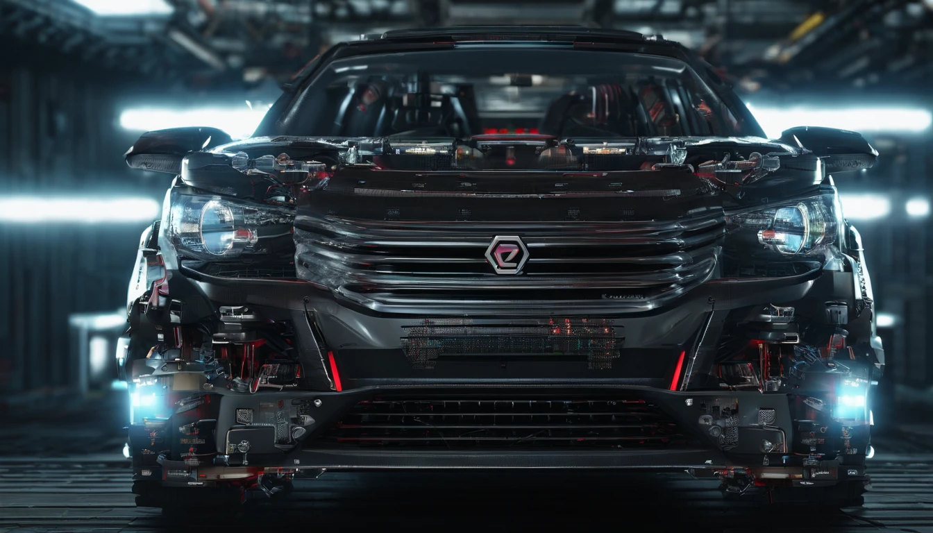 A modified proton saga car to a war machine,