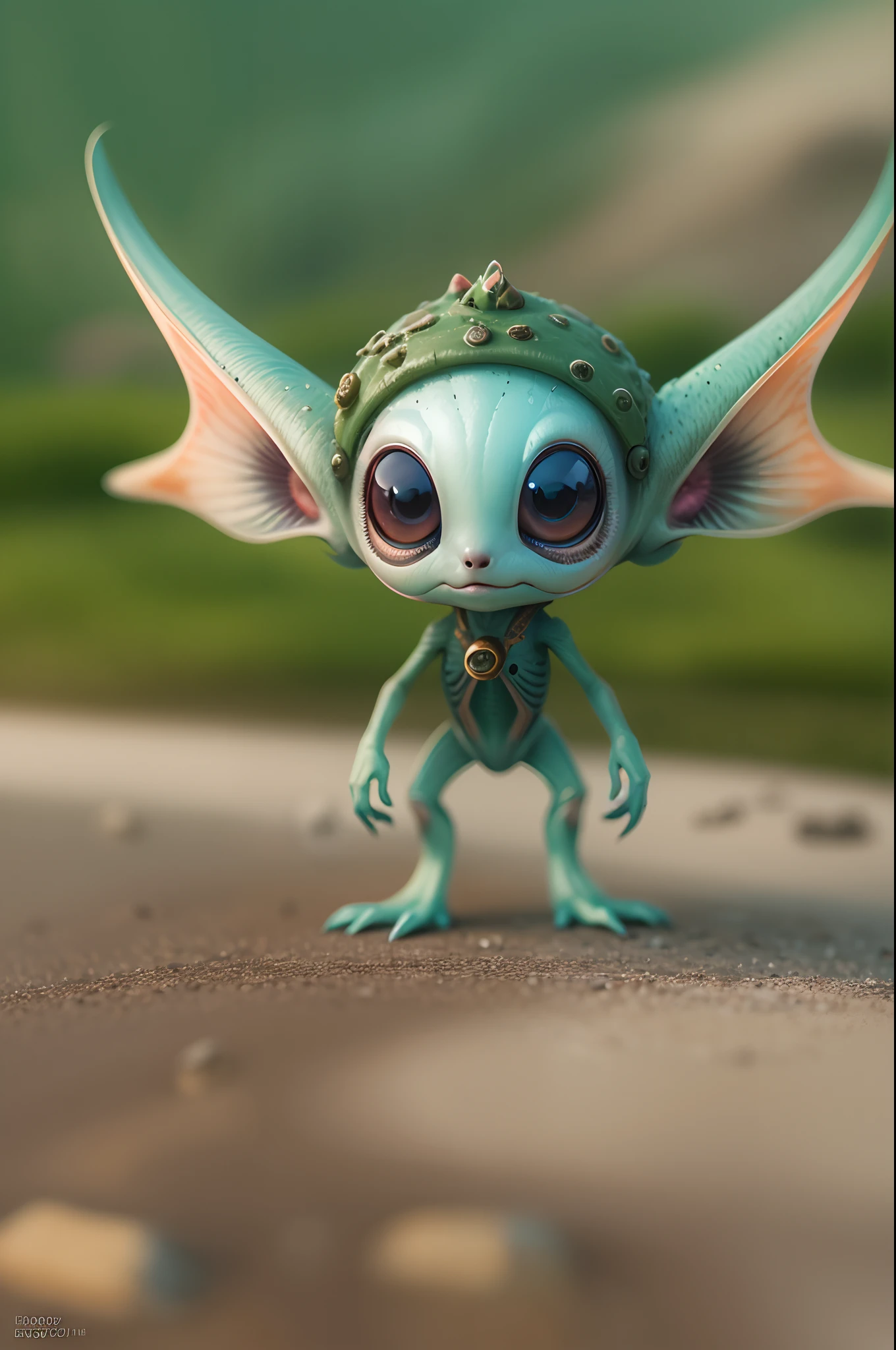A cute alien creature,