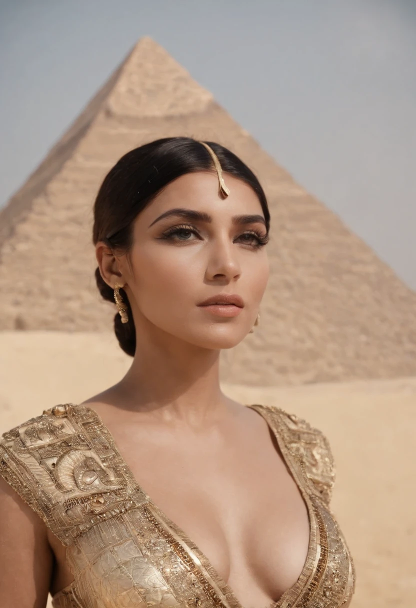Cleopatra.pyramid,Front close-up,Pubic area is clear,16K