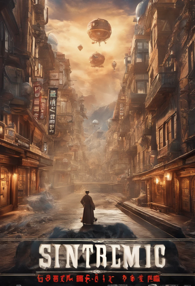 ​masterpiece、top-quality、Cinematic Pictures、 
super gigantic breast、
(Snowstorm background)、
Steampunk style、
(8K、Film composition、Photorealsitic、foco nítido)、movie、