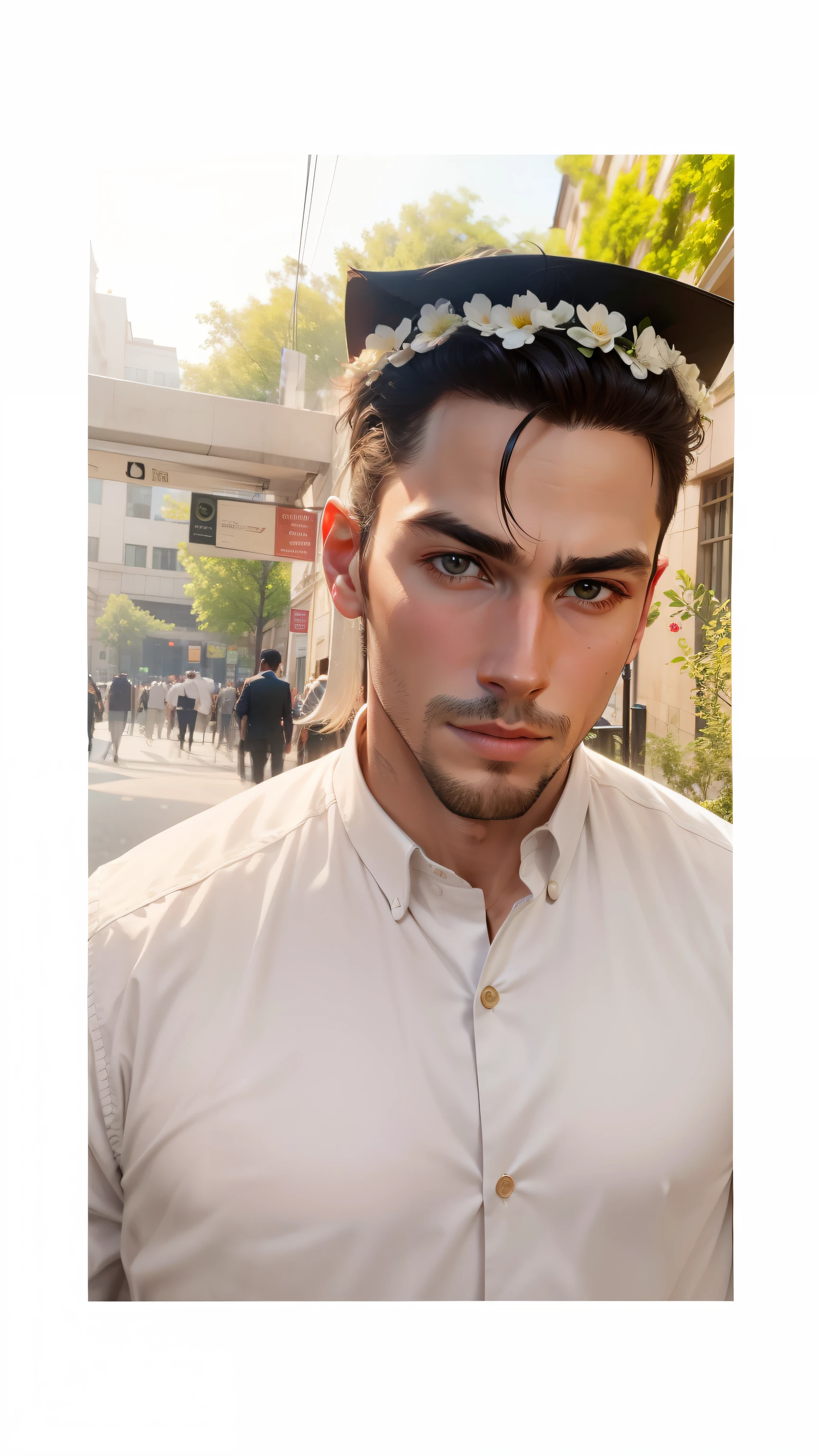 Handsome, change the background
