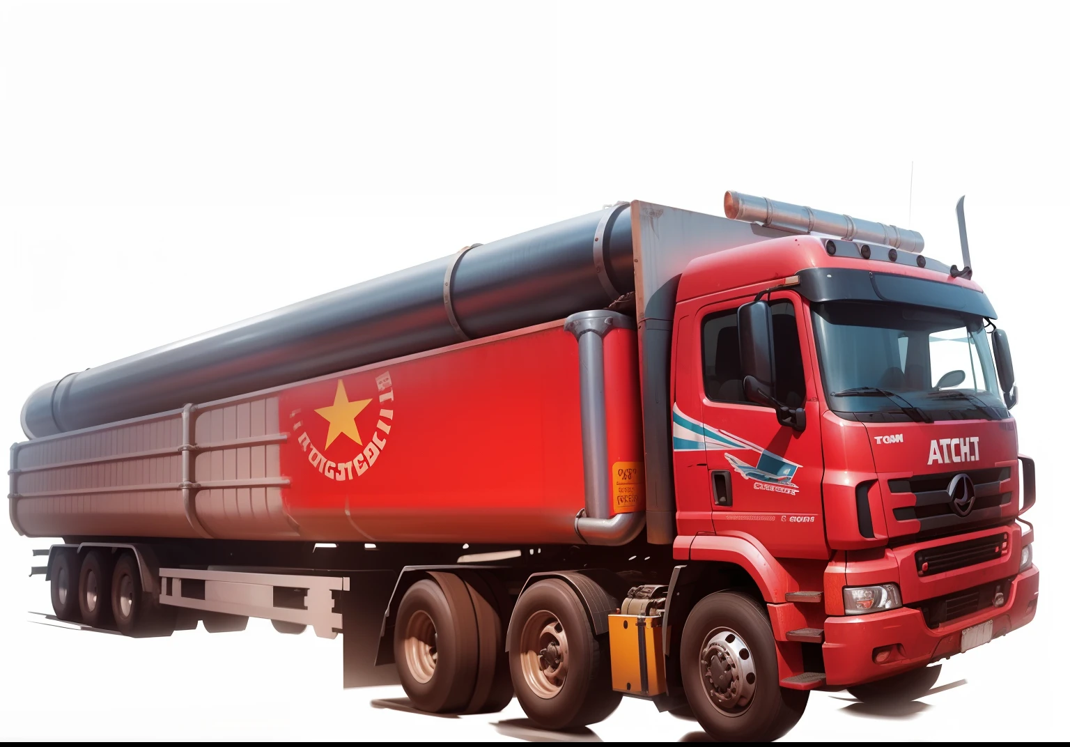 trucks,national flag,cartoony,illustration