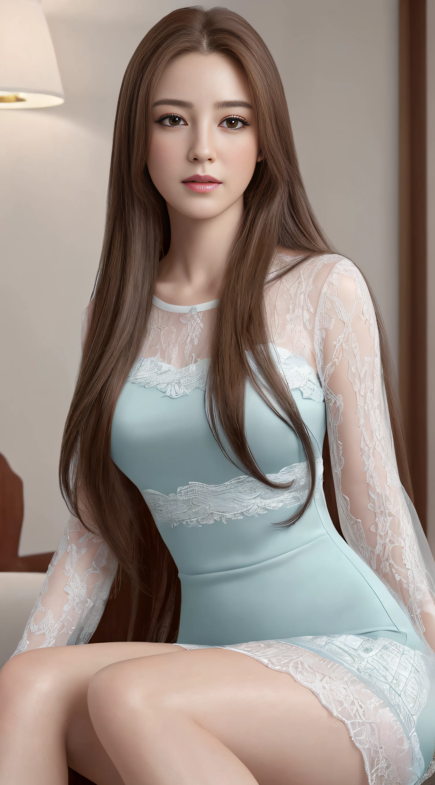 RAW photos,best qualtiy,tmasterpiece,very fine and beautiful,The is very detailed,CG,unified,8k 壁纸,Amazingly detailed,Fine and detailed,tmasterpiece,best qualtiy,offcial art,The is very detailed的 CG unified 8k 壁纸,The is very detailed,A high resolution, The is very detailed, Pubic area is clear, Focused, (best qualtiy), (realisticlying, fidelity:1.6), 8k, softlighting, high high quality, Cinematic lighting, 1girl, at centre, full bodyesbian, brown hair, (sweat leggs:1), perfectfingers、long whitr hair