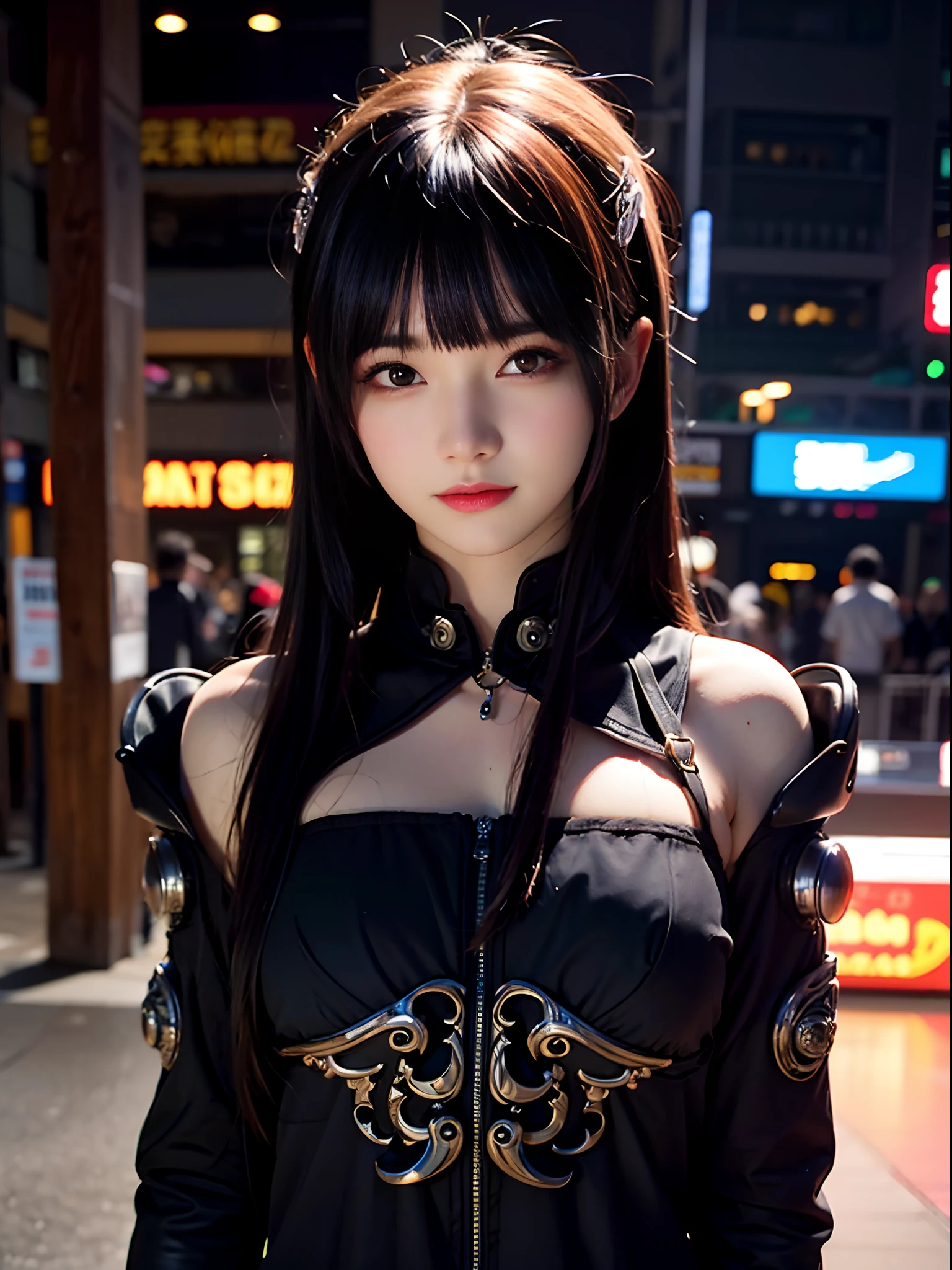 Masterpiece, Best Quality, Super detailed, illustartion, beautiful detail eyes, cyberpunk, beautiful, illuminate details,