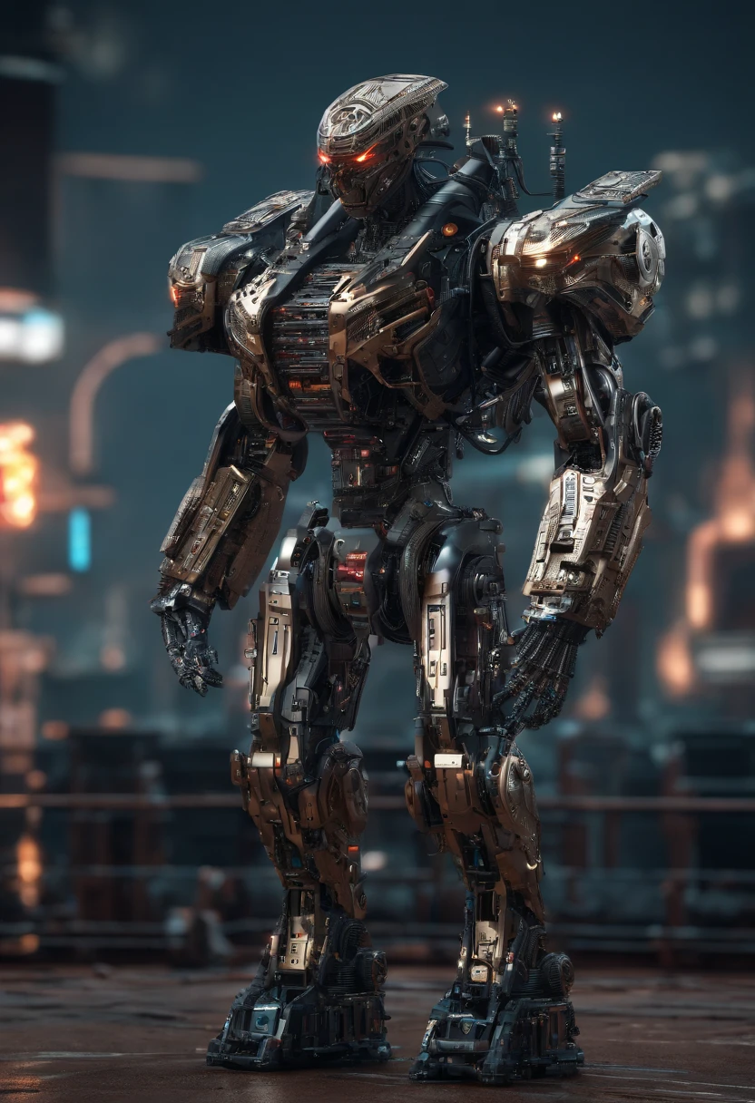 Predator，Full body photo，Authentic background