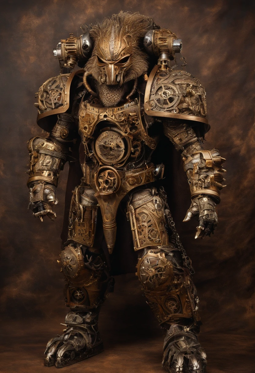 Predator，Full body photo，Authentic background