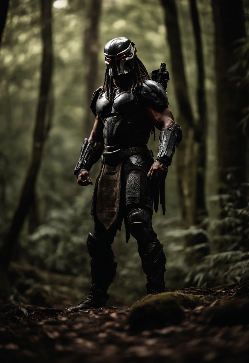 Predator,Full body photo,Authentic background