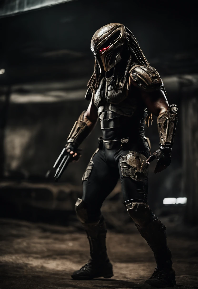 Predator,Full body photo,Authentic background