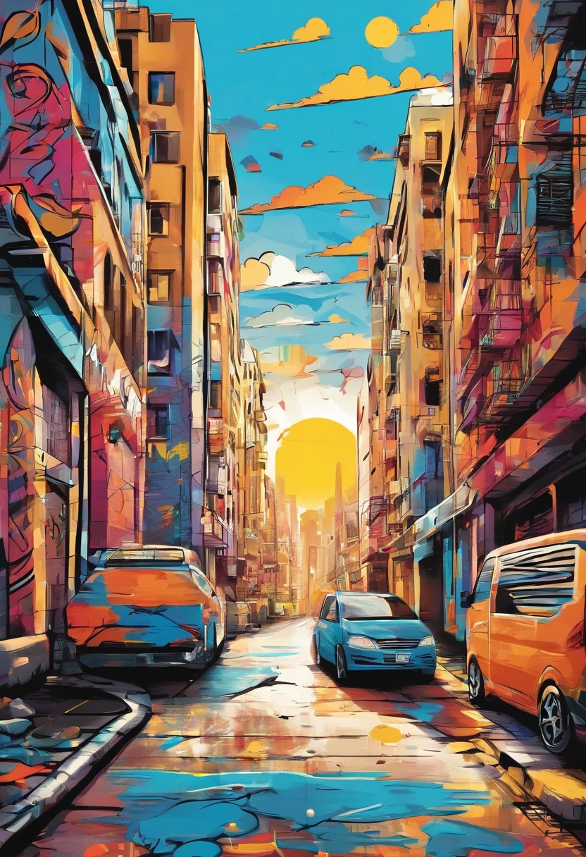 An arrow,Shoot towards the sun,Completely realistic,Full high resolution, Well made,detail-rich.中景 the scene is
