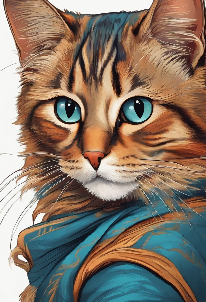 Cartoon cat