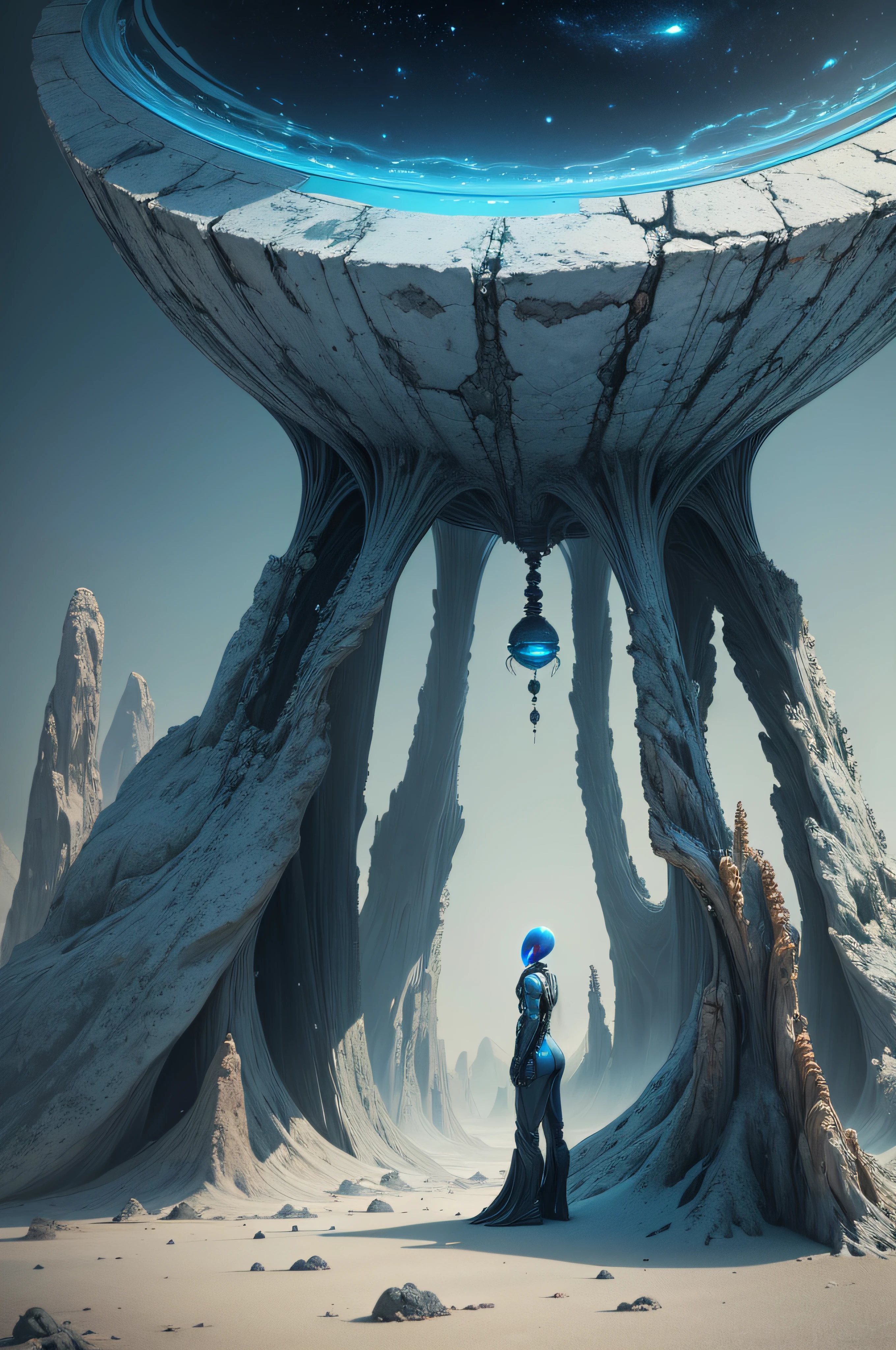 (best quality,4k,8k,highres,masterpiece:1.2),ultra-detailed,realistic,alien life form,extraterrestrial being,unearthly creature,unknown organism,bizarre life form,scifi,alien landscape,distant planet,alien civilization,alien technology,advanced species,otherworldly,alien anatomy,unique biology,cosmic entity,alien intelligence,mysterious creature,alien habitat,surreal,extraterrestrial encounter,alien exploration,weird and wonderful,outer space exploration,intergalactic travel,futuristic,alien architecture,alien language,unidentified life form,alien abduction,alien invasion,alien experiment,alien communication,unexpected encounter,alien society,alien civilization,exotic wildlife,colorful extraterrestrial,alien encounter,alien planet.
