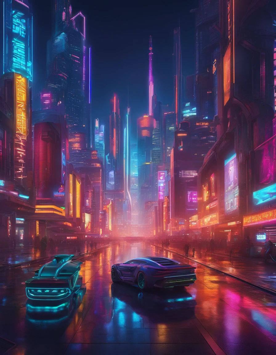 futuristic city with futuristic train and futuristic buildings at night, future concept art, otherwordly futuristic city, in fantasy sci - fi city, beautiful city of the future, futuristic utopian city, concept art 8 k resolution, concept art 8k resolution, city of the future, futuristic space port, concept art 8 k, sci-fi hollywood concept art