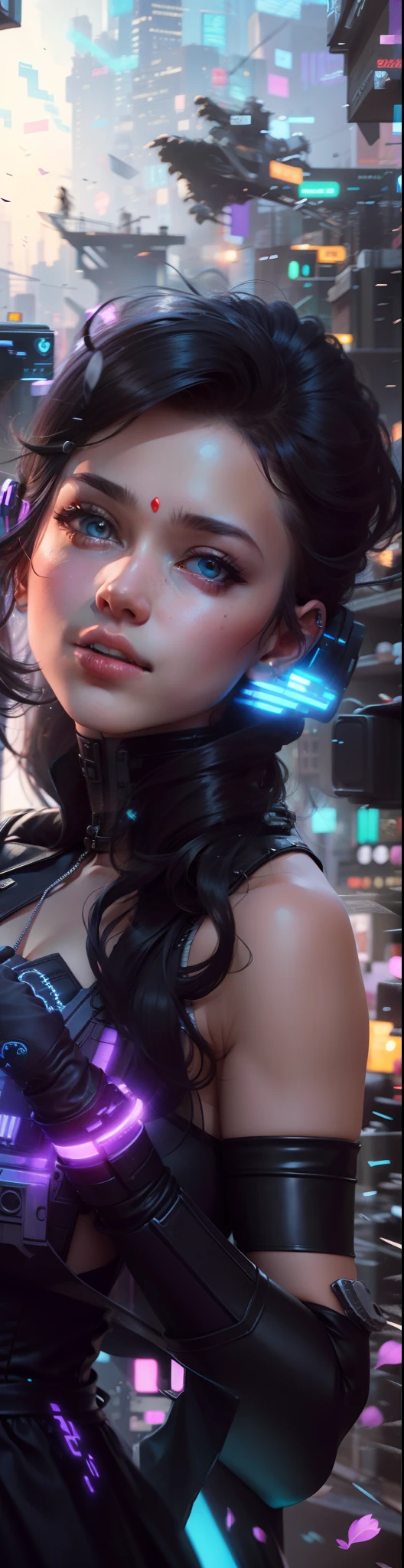 ((Best quality)), ((masterpiece)), (highly detailed:1.3), 3D, beautiful (cyberpunk:1.3) female hacker with thick voluminous hair operating a computer terminal, computer servers, LCD screens, fibre optic cables, corporate logos,HDR (High Dynamic Range),Ray Tracing,NVIDIA RTX,Super-Resolution,Unreal 5,Subsurface scattering,PBR Texturing,Post-processing,Anisotropic Filtering,Depth-of-field,Maximum clarity and sharpness,Multi-layered textures,Albedo and Specular maps,Surface shading,Accurate simulation of light-material interaction,Perfect proportions,Octane Render,Two-tone lighting,Low ISO,White balance,Rule of thirds,Wide aperature,8K RAW,Efficient Sub-Pixel,sub-pixel convolution,luminescent particles, sin ropa