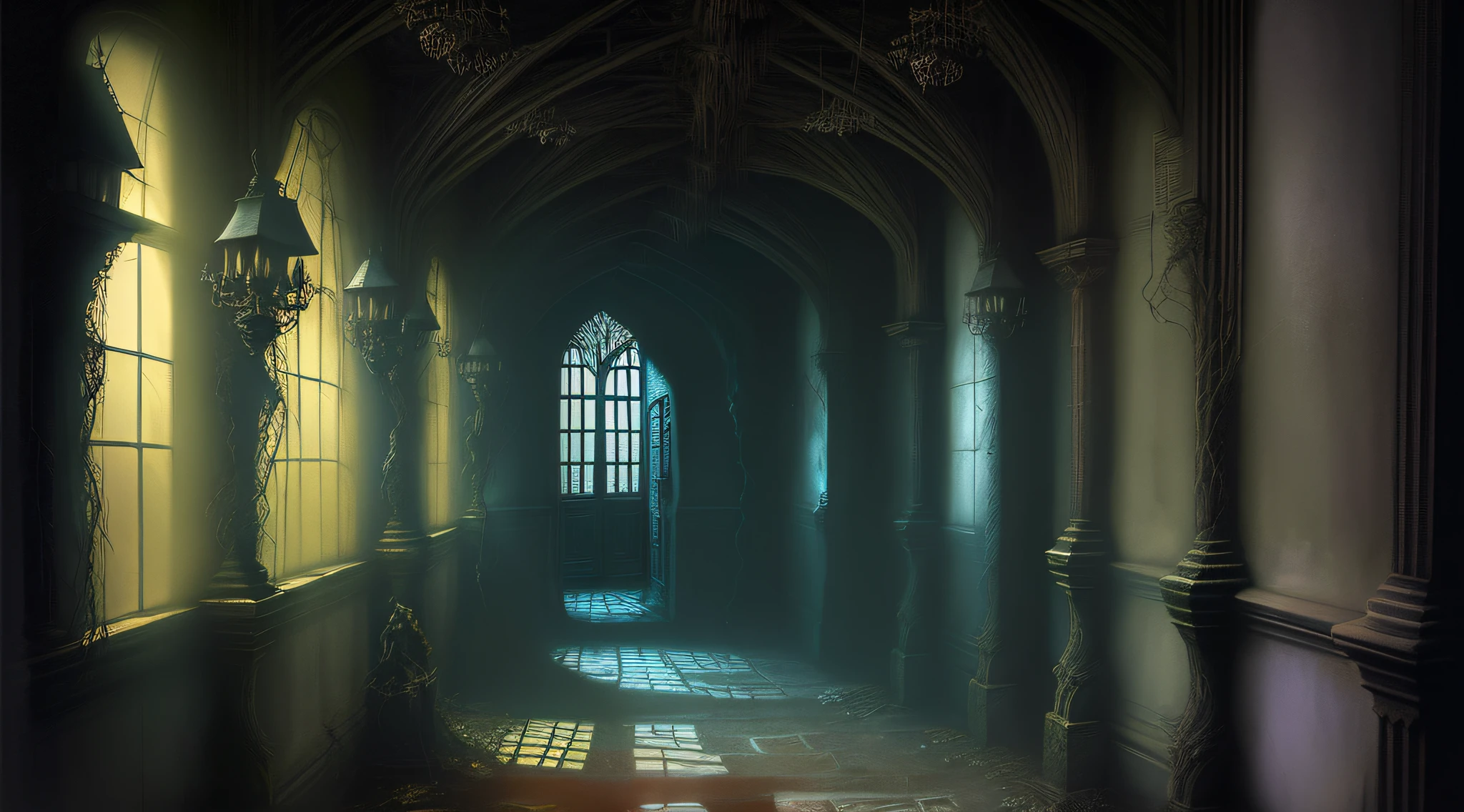 The click of the lock turning echoed ominously through the otherwise silent corridor,