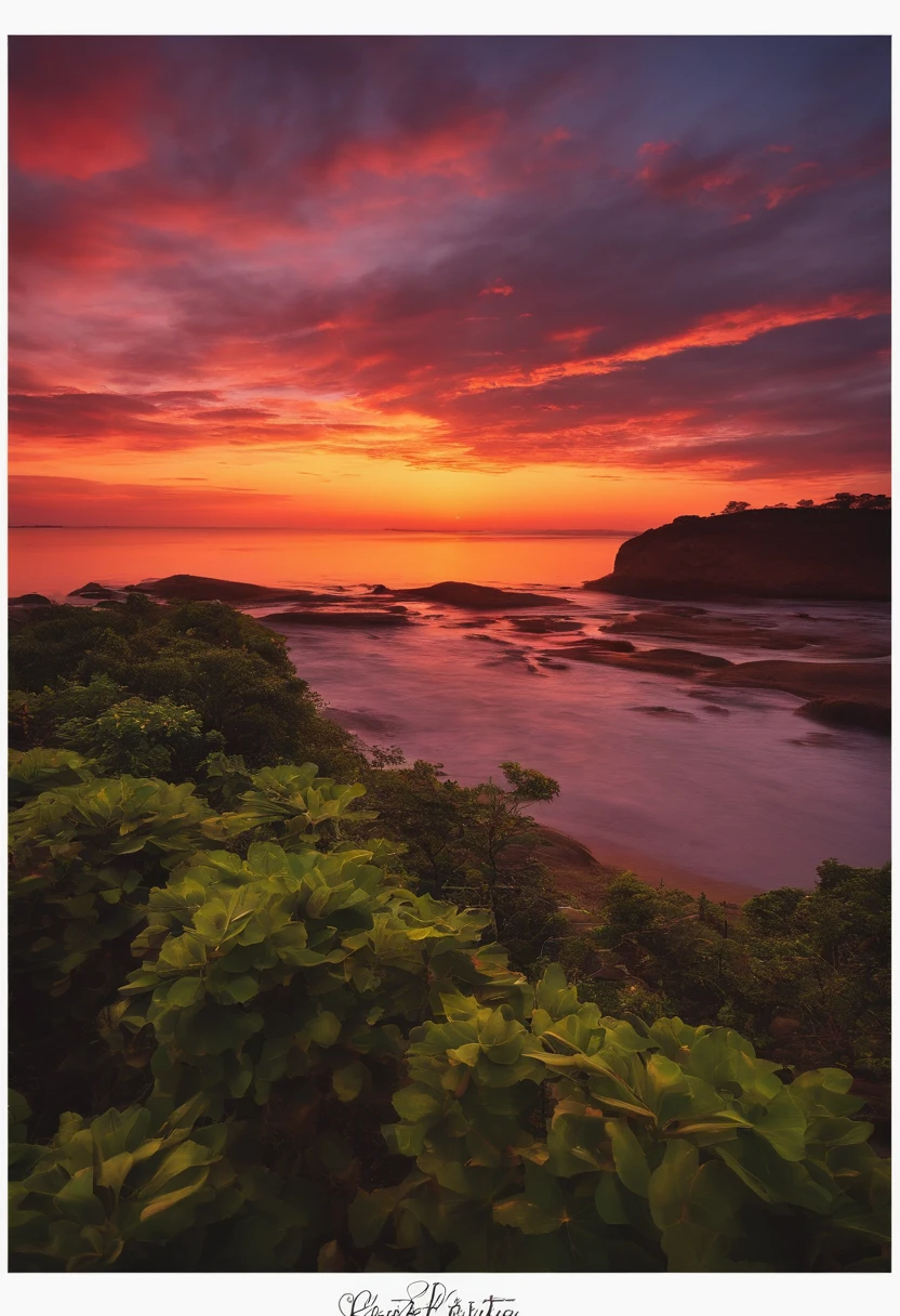 Ultra realestic sunset
