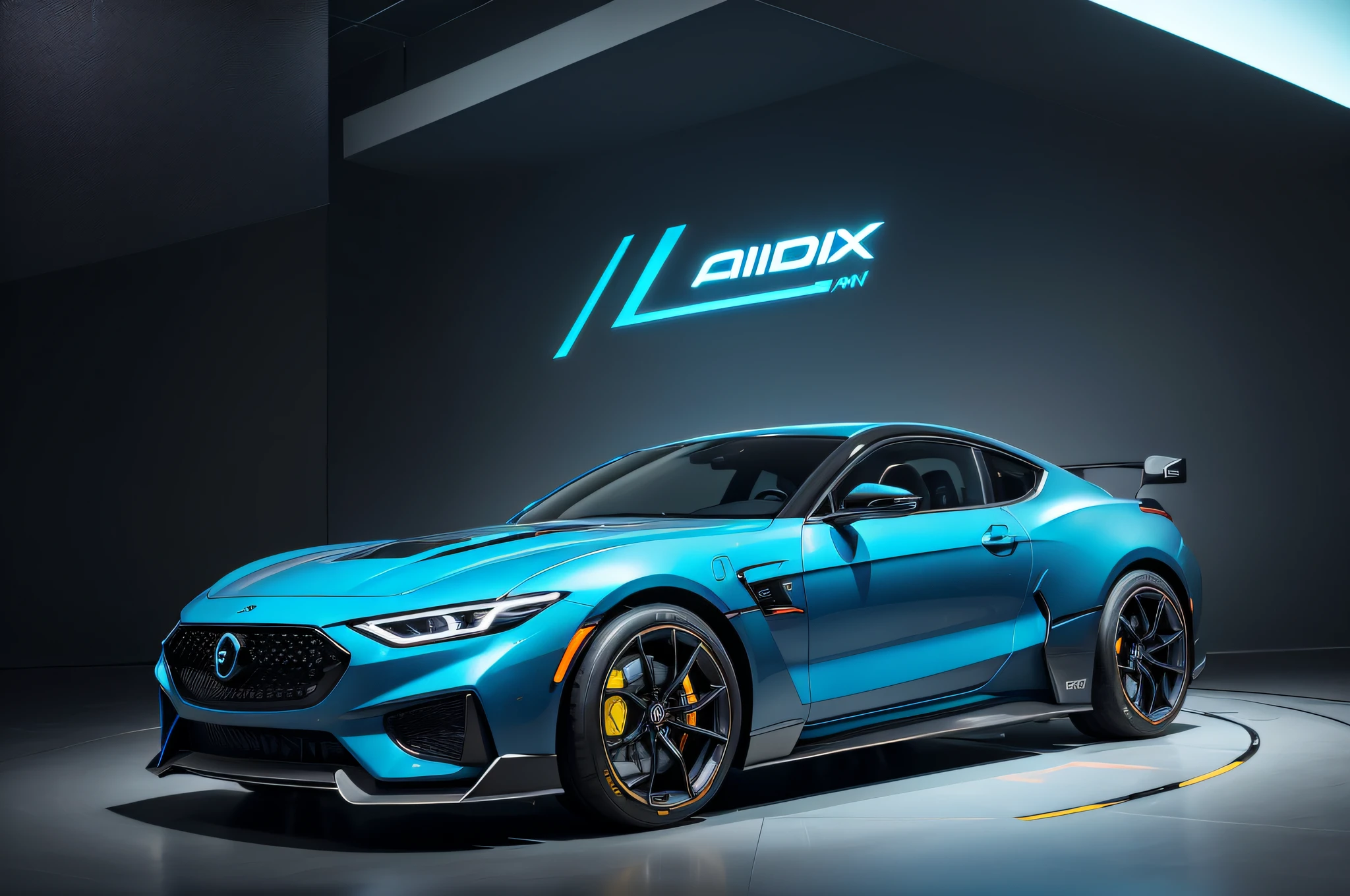 Design a logo for AIdriveX.com, a brand focused on AI-driven innovations in the automotive industry. The brand's slogan is 'Driving AI Innovation.' The primary color should be Deep Blue (#003366), and the secondary color should be Electric Green (#00FF99). Incorporate the letter 'X' as a prominent design element creatively fused with AI-related symbols such as circuits, lines, or abstract tech elements to represent the synergy between AI and driving. Optionally, consider subtle automotive elements like a stylized wheel or road. Ensure the logo is modern, scalable, and versatile for various applications.