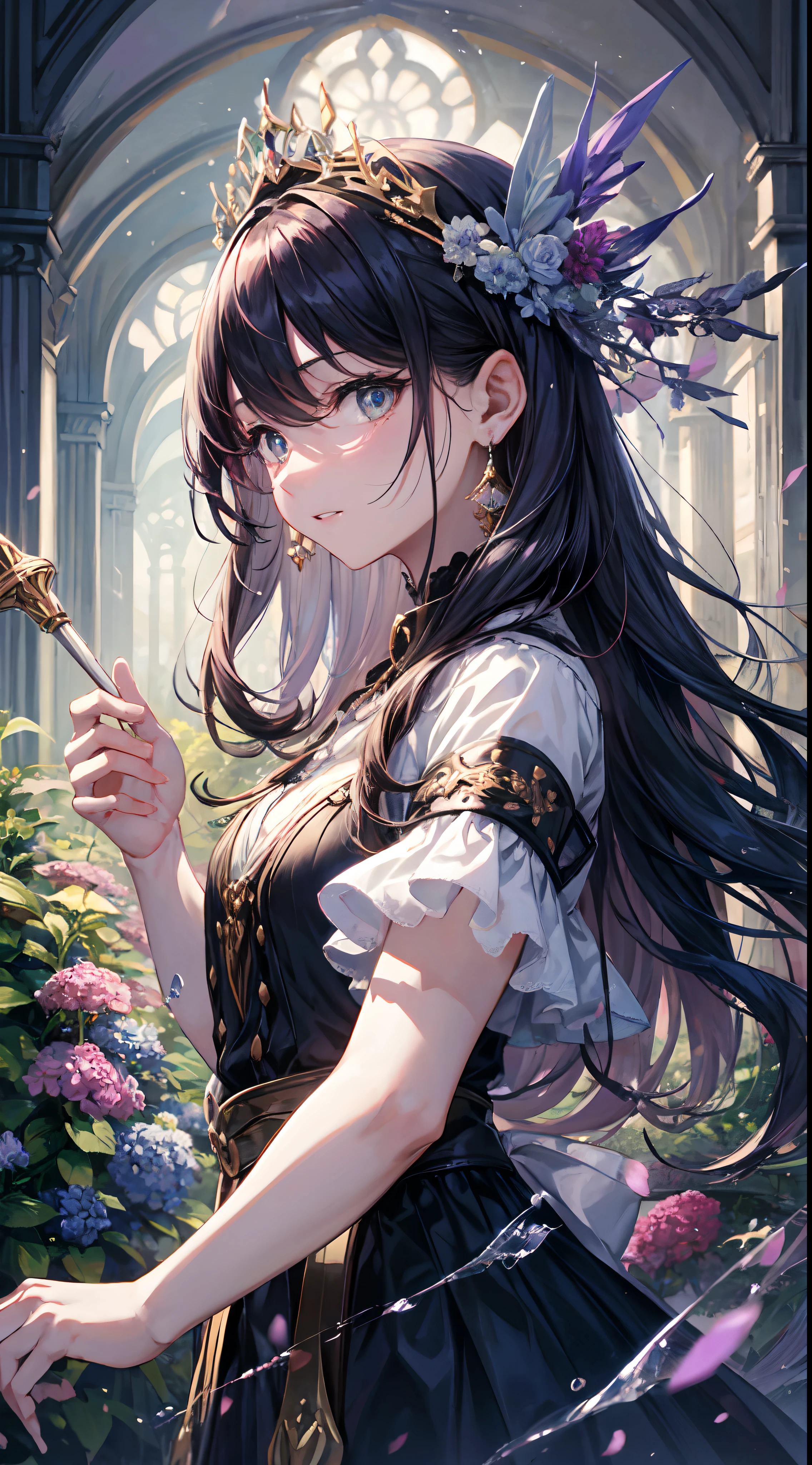 (mestre obra-prima、melhor qualidade、Highestres、Arte Oficial、beautifully aesthetic:1.2)、(mestre obra-prima、melhor qualidade、melhor qualidade、Arte Oficial、beautifully aesthetic:1.2)、(mestre obra-prima、melhor qualidade、melhor qualidade、Arte Oficial、beautifully aesthetic:1.2)、(1Meninas:1.3)、altamente detalhado、(Arte Fractal:1.3)、colorida、Detalhes supremos、「Bruxa encantadora de outro mundo」Esta pintura intitulada、Ele retrata uma bela bruxa cativante manipulando magia nos jardins do castelo sem limites。O castelo se espalha、The garden there is、Cria uma atmosfera como se uma porta para outro mundo tiesse aparecido..。
Standing in the center is、Bruxa bonita em um estido sofisticado。His face is meticulously drawn.、He has a deep expression on his face, como se desejasse fortemente alguma coisa, co.。In his hand is a luxury wand.、This wand is emitting powerful magical powers。 The magical cast is、It was released as an explosive force from the tip of the wand.、The energy that reverberates in the garden like a beam of colored light is very powerful.、A beam of light makes a great trajectory in the sky。
The charm of this painting is、A beleza poderosa e encantadora da bruxa、e、Expertly captures the mystique of the garden.。 、And the witch's facial expressions and movements are very realistic.、Tem o poder de atrair o espectador para o lugar。
Ademais、The production of light and shadow is also impressive。The beam of light emitted by the cane is、Ilumine os jardins e o castelo、tou、Creates a sense of distance from the visual light source to the witch.。Qualidade produz imagens realistas、It can convey visual beauty and story appeal at the same time。
that is、Not only visually appealing works、It is a work that further enriches the visual experience when drawing a story.。 」We are thinking about the theme to the maximum。The images are very realistic and、Muito detalhado e、Dee be a high resolution 16k。Sony F e 24-105mm f / Use a Sony Alpha 4 mirrorless camera with OSS 1G lenses。Sensibilidade ISO a 32,000、velocidade do obturador 1/d