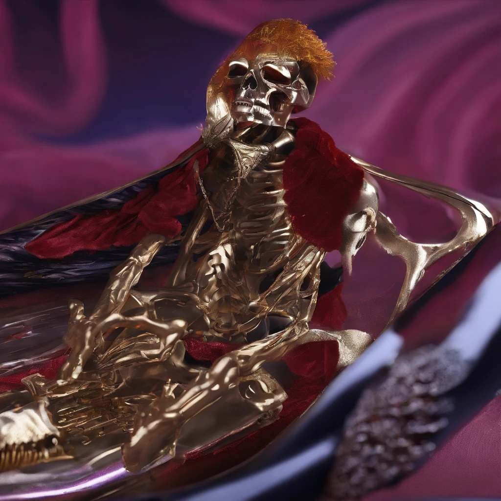 Castlevania Shadow Lord Black Gold Silky Girl Very Detailed Ultra-realistic Face Ultra-detailed action shots Masterpiece Wide Angle Environment Movie Scene Movie Scene Lord Dracula leads an army to arm the demons in battle Surreal War,Bright orange gold flowing short hair 32K(tmasterpiece,k hd,hyper HD,32K)boxing gloves,Silver Skull Abandoned Area of the Pond,Indigo Skull King ,Hold the steering wheel in your hand (The skeleton is realistic:1.4),,Silver skull flower ornaments,Petals flutter,Colored ball head,Hold your head high,Be proud,The nostrils look at people, A high resolution, the detail, RAW photogr, Sharp Re, Nikon D850 Film Stock Photo by Jefferies Lee 4 Kodak Portra 400 Camera F1.6 shots, Rich colors, ultra-realistic vivid textures, Dramatic lighting, Unreal Engine Art Station Trend, cinestir 800,Hold your head high,Be proud,The nostrils look at people,Tsundere,Petals flutter,Petals flutter,Sprinkle with gold dust,Fluttering,Impeccable,( reasonable design, Clear lines, High sharpness,Best quality, Very detailed skeleton, The skeleton of a masterpiece, offcial art, movie light effect, Boxer 32K(tmasterpiece,k hd,hyper HD,32K)short detailed hair,Martian ,Red Flame Maiden ,Copper protector (realisticlying:1.4),Python pattern robe,Bright orange tiara,Snowflakes fluttering,The background is pure,Hold your head high,Be proud,The nostrils look at people, A high resolution, the detail, RAW photogr, Sharp Re, Nikon D850 Film Stock Photo by Jefferies Lee 4 Kodak Portra 400 Camera F1.6 shots, Rich colors, ultra-realistic vivid textures, Dramatic lighting, Unreal Engine Art Station Trend, cinestir 800,Wear boxing gloves