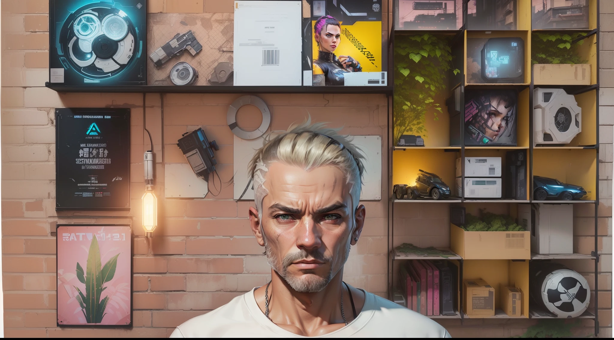 ((best quality, 8k, master part: 1.4)),((amazing detail: 1.3)),((illustration,((Alta resolução1.1)), Gta, Realistic,Cyberpunk, Meia-noite,Fresco, filme, punk, Estilo Futuro.