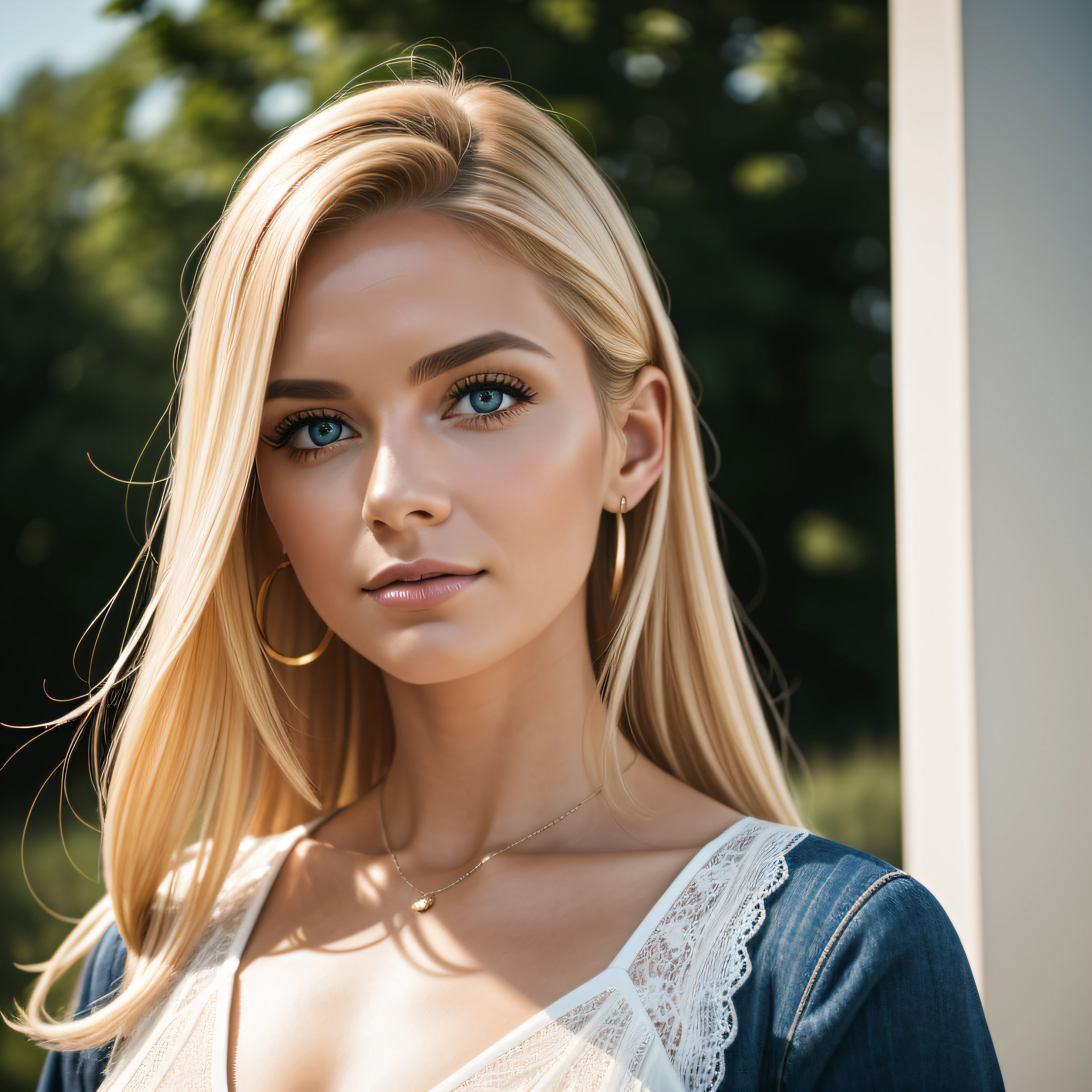 RAW photo of beautiful woman, Eine starke Kieferpartie, ein gesunder Glanz, Helle Haut, Outfit zum Thema USA-Flagge, Too beautiful, Eye-catching woman usa citizen hard details, Eye-catching photo, Italy Rom, Blonde Haare, Nikon D850 Film Stockfotografie 4 Kodak Portra 400 Kamera f1.6 Objektiv satte Farben Hyperrealistische lebensechte Textur Dramatische Beleuchtung Unreal Engine Trending auf ArtStation Cinestill 800,8k, filmisch, filmischer Schuss, Mediocre shot