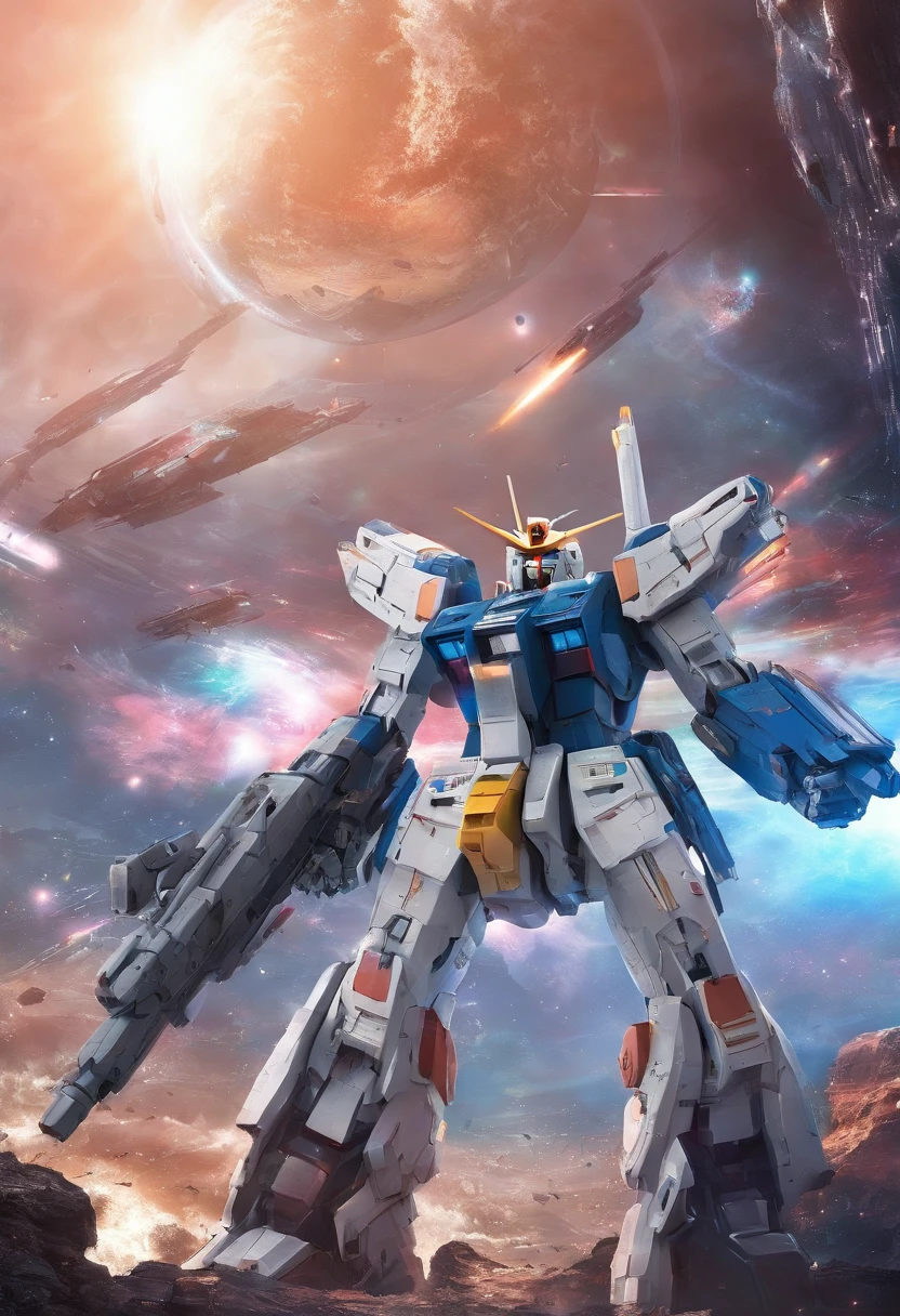 tmasterpiece，Best quality，4K，Gundam Mech