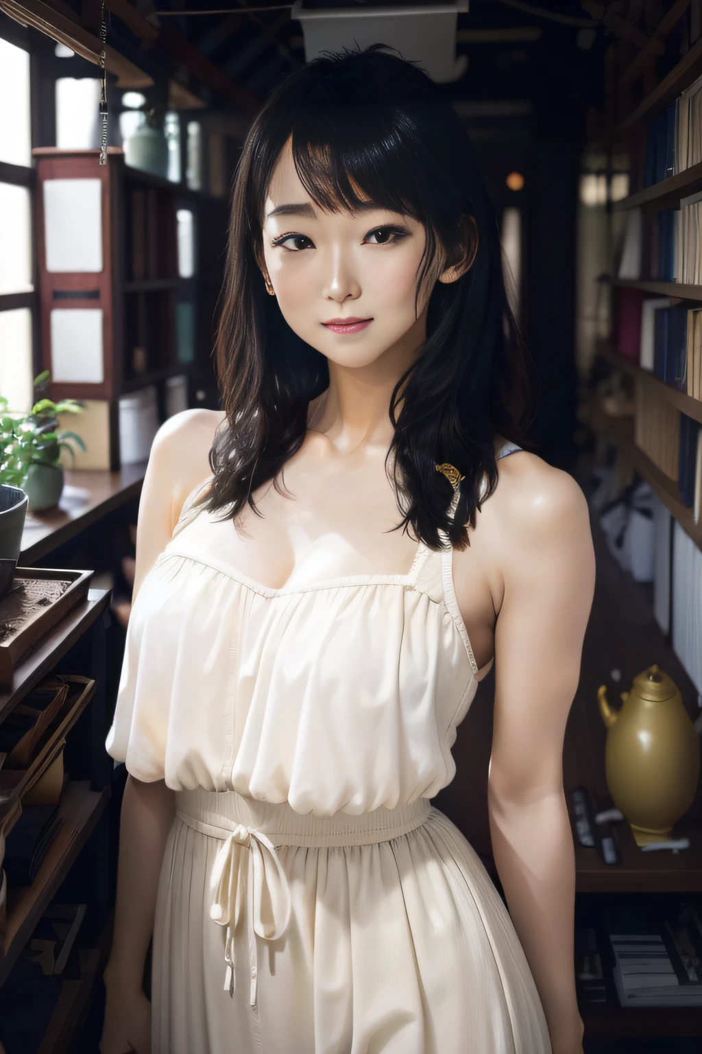 (great masterpiece、high-level image quality、High sound quality)、Best Beautiful Actress、30-years old、Criminally expressing beauty with an unadorned appearance、true「Mi」is a mortal sin、Beautiful、The natural look is the best and exciting、Image Movie、 Professional photographer maximizes the beauty of the whole body、((「My Base」High-level technical photography for maximum capture))、Skin radiance is love、Maximum skin exposure、huge tit:1.3、I came back to life、She loves、ssmile、suns、Double eyelids、Beautiful fece、best beauty、Gravure photography、sexual excitement、Published a photo book、