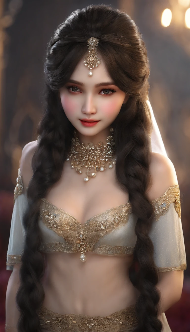 "1 beautiful girl wearing a traditional costume, a long thin light blue dress made of meticulously made silk, deep slit shirt, cleavage, long hair and silver bangs with a hint of light blue, the most beautiful and detailed hair jewelry, beautiful little face thin eyebrows, the most beautiful and spotless face, ((black iris:0.8)), the very beautiful eyes, big round eyes, ((blue color eyes:1.1)), fine and detailed makeup eyelashes, high nose, wearing earrings, small red lips, rosy face, clean face, beautiful face without blemish, smooth white skin, ((big breasts: 0.9)), Blums boobs, ((big and super round breasts:0.9)), ((super tight breasts:1.2)), ((breast augmentation: 0.8)), beautiful breasts, slim and petite body, ((thin waist: 0.9)), upper body of a beautiful girl, sexy girl, skirt, lace mesh socks to match the color of the outfit, fishnet stockings color coordinated according to the outfit, pose elegantly, elegantly, and politely, 8k photo, super high quality, super realistic, 10x super pixels, photo realistic, dark studio, border light, two tone light, (detailed skin high: 1.2), 8k uhd, dslr, soft light, high quality, volumetric light, candid, Photo, high resolution, light, best photo, 4k quality, 8k, Bokeh, Smooth and sharp, pixel up 10 times, lightning, super graphics, the most realistic graphics, (((Snowy background: 1.6))), 1 girl, alone, solo, ((frontal portrait:1.2)), Extremely sharp, super realistic images."