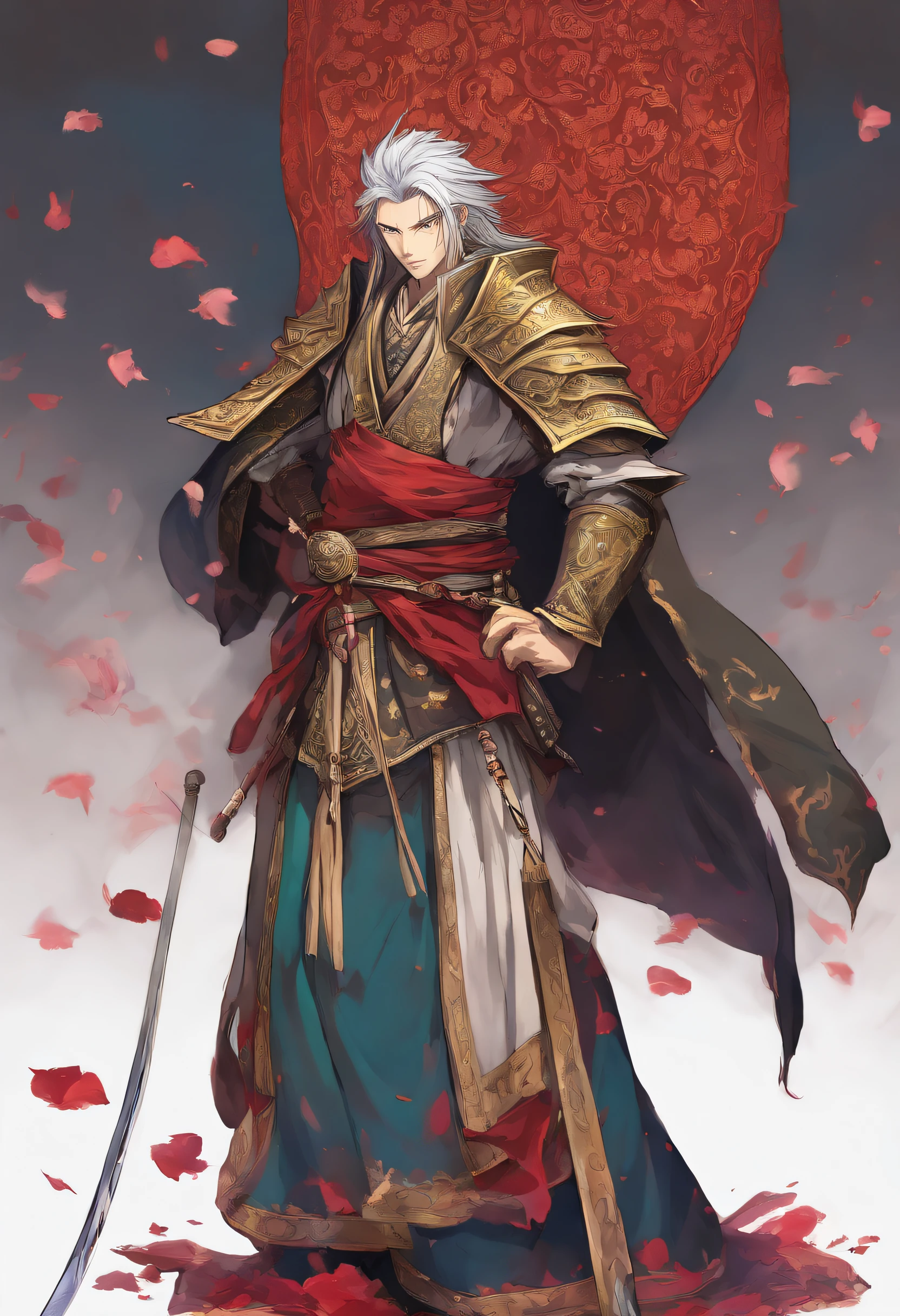 Um Samurai dos animes cansado, perdido no tempo em um mundo de desordem; where principles, Values and good customs no longer exist and are no longer honors. sad and lonely, Living by Your Moral Code, Towards the long-awaited "virtuous death" he continues to walk, mesmo estando ferido, and with his shoulders girded in a deep spiritual depression.