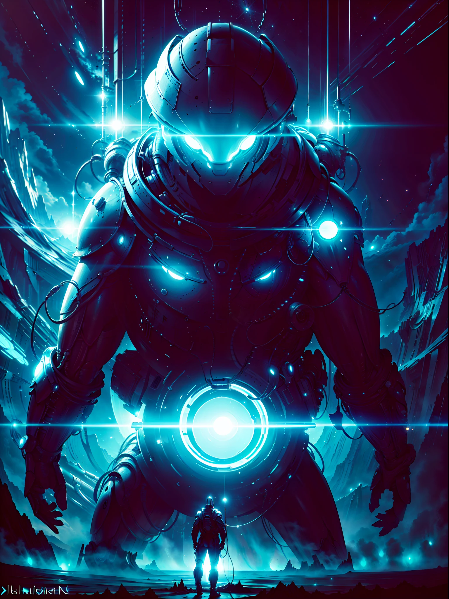 Realistic Extraterrestrial Life, alien man, above the earth, different planets showcasing in the background beautiful, cinematic light effects, masterpiece collection, award winning, cinematic art studio effects,