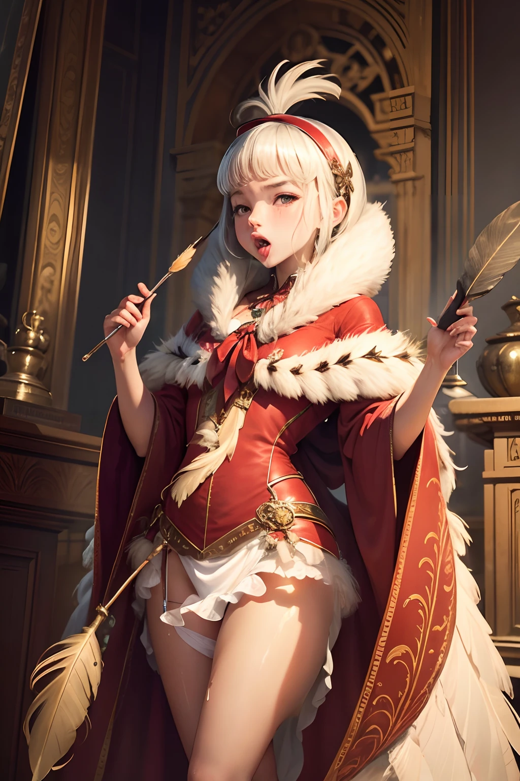 The finger should be displayed correctly,Panties translucent,soggy,There is sweat left from the legs,Expression sticks out his tongue,There is flushing