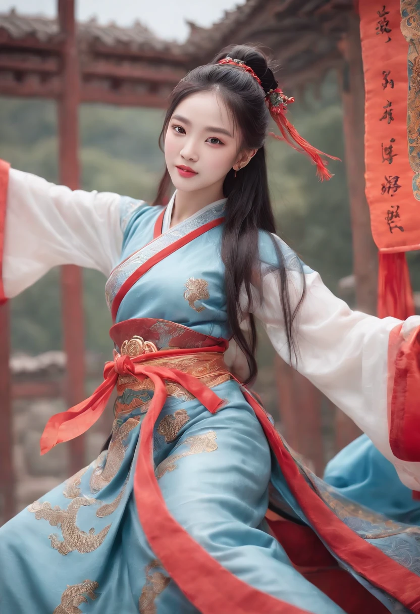 Zhong Fenghua, gorgeous hanfu, official art, Unity 8k wallpaper, super detailed, beautiful beauty, masterpiece, best quality, (tangled, tangled, tangled), (fractal art: 1.4), (character center: 1.3), 1 girl, dragon rape girl, dragon foot inserted into ass, back in ,dragon foot pierced ass, shocking domineering chinese dragon, detailed dragon head, black hair, long ponytail, Chinese, off-the-shoulder,, very detailed, dynamic angle, denim shot, (most beautiful form of chaos), ethereal, (bright colors), oc , (half: 1.2), China, (Thangka Feitian: 1.5), (Ribbon: 1.3), (Dream: 1.5), (Hanfu: 1.5), Chinese dragon, Chinese phoenix, (smile: 0.5), (Chinese god), (masterpiece, top quality, best quality, ultimate detail, highest detail, official art, beauty and aesthetics: 1.2), golden ratio, full composition