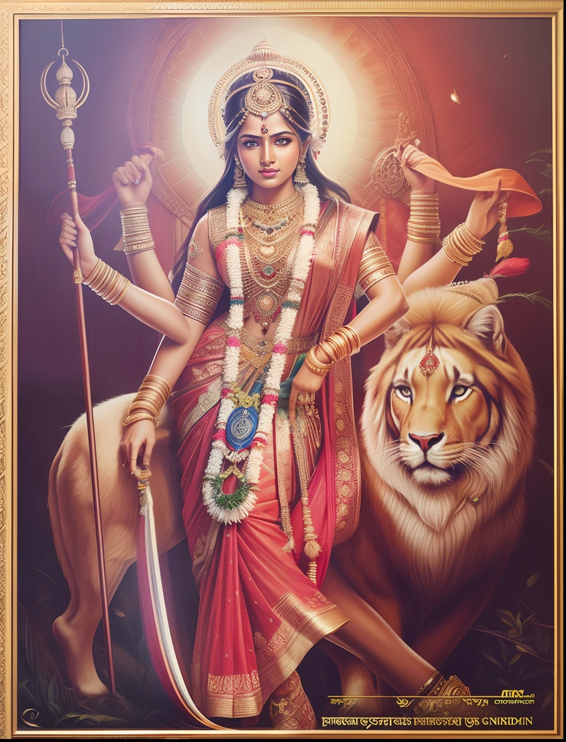 ((Portrait Of Indian Women) Goddess), Photorealistic,Ultra-HD,HDR, Octane Render, High Quality, In-depth Render, High Detailed, Detailed-Eyes:0.2, Detailed-Facial Features:0.2, Detailed-Face:0.2, Shot By DSLR,4k,Nikon AF-S NIKKOR 85mm f/1.8G