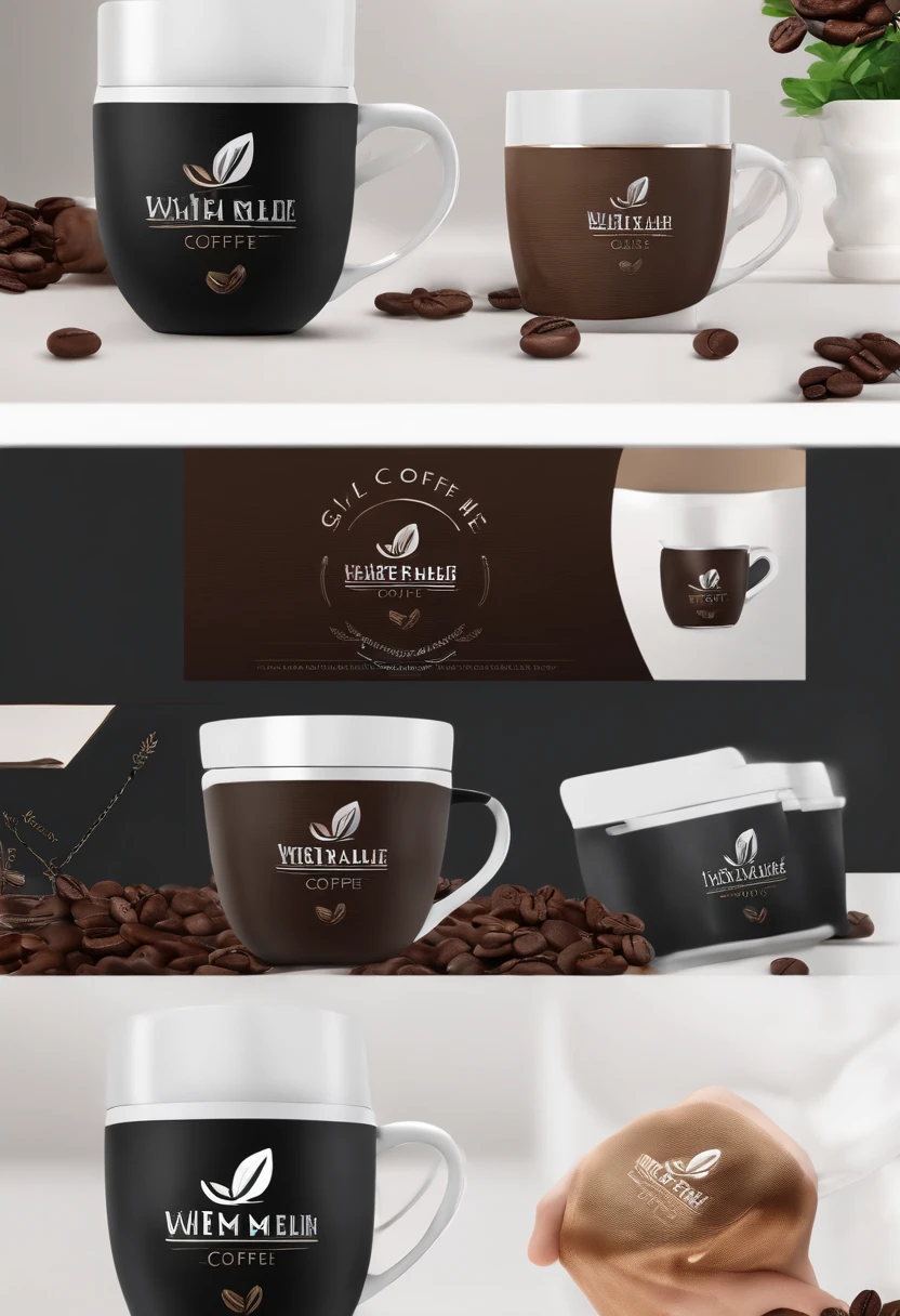 give me coffe logo design minimalist and victore with simple design