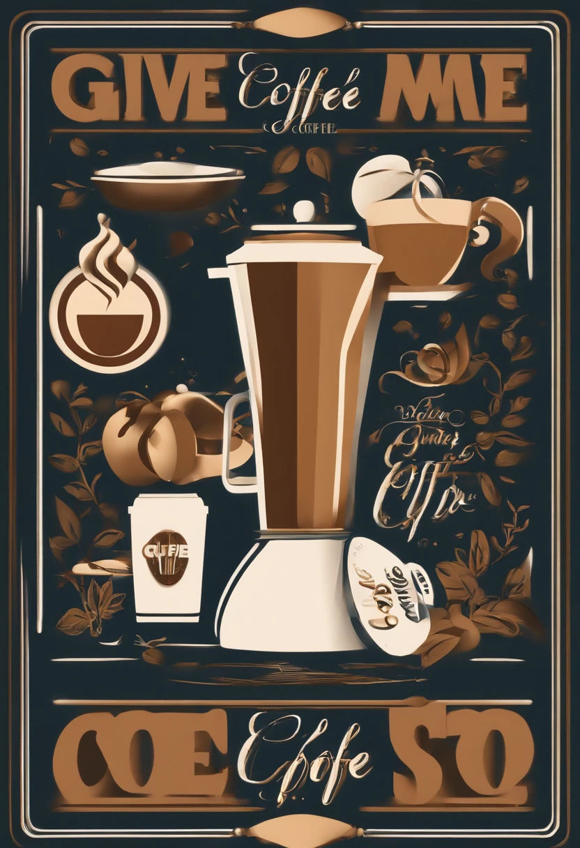 give me coffe logo design minimalist and victore with simple design