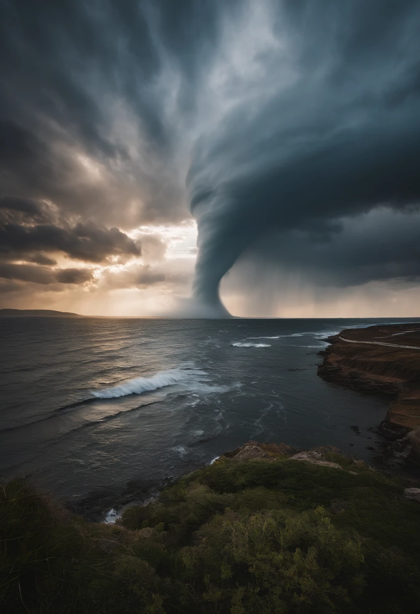 Underground water pipes，Industrial pollution，Sewage discharge，Waterspout，tidal waves，Tornado，typhoon，swell sea，Armageddon，Greatwave，废墟，disrupt，，lakes，high level of water，Bottomless，The run-down city creates a cinematic apocalyptic cityscape