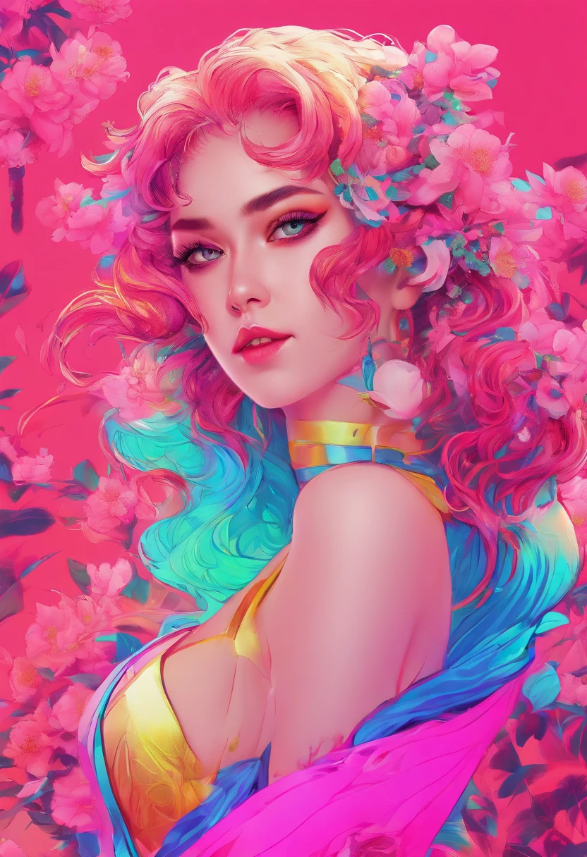 (highres:1.2, realistic:1.37), vibrant colors, surreal, ethereal, enchanting, (fantasy, whimsical:1.1), female, cherry blossom, hybrid, (detailed, intricate:1.1) floral patterns, magical, (flowing, long) hair, (delicate, graceful) pose, (luminous, glowing) skin, (exquisite, intricate) costume, (dreamlike, hazy) background, (soft, gentle) lighting