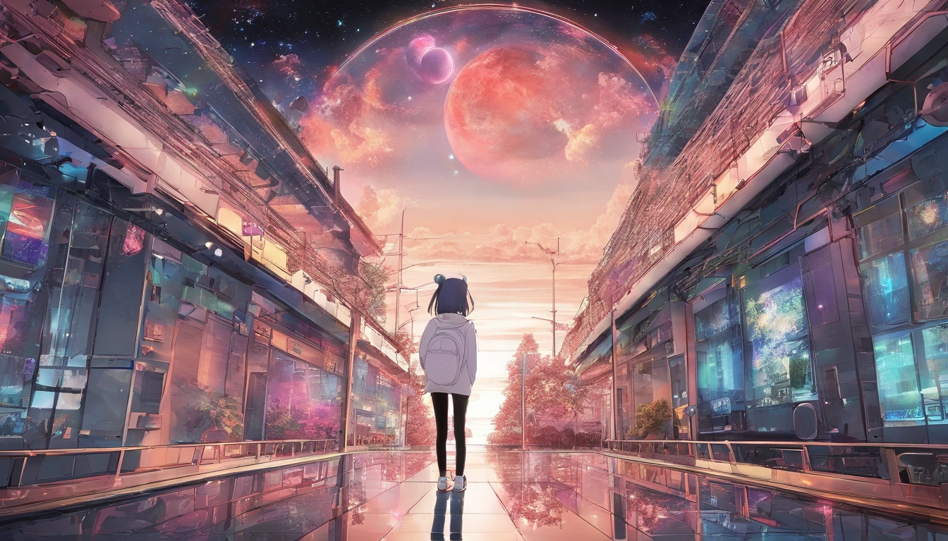 comic strip,Manhwa Style,Cartoon Split,starrysky,Translucent ethereal aliens,中景 the scene is,Full body like, highly detailed surreal vfx,oc rendered,