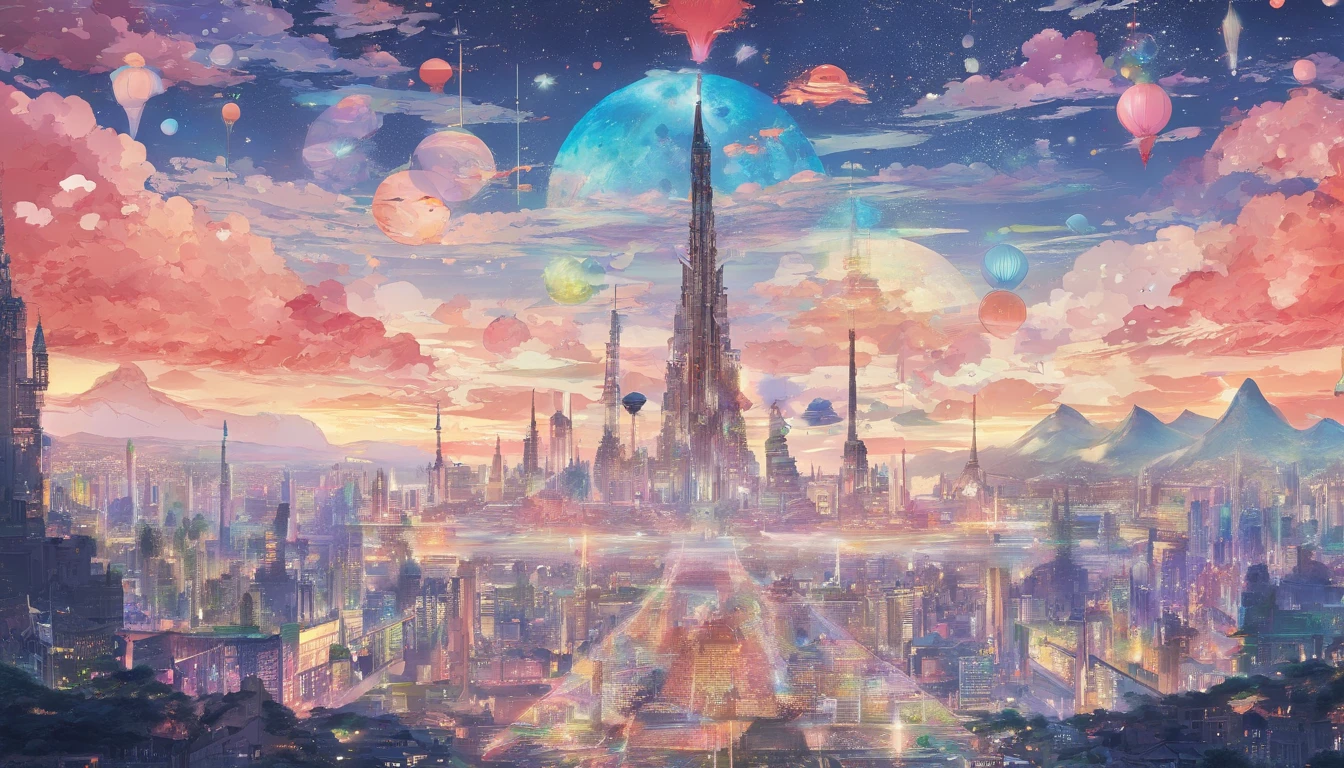 comic strip,Manhwa Style,Cartoon Split,starrysky,Translucent ethereal aliens,中景 the scene is,Full body like, highly detailed surreal vfx,oc rendered,
