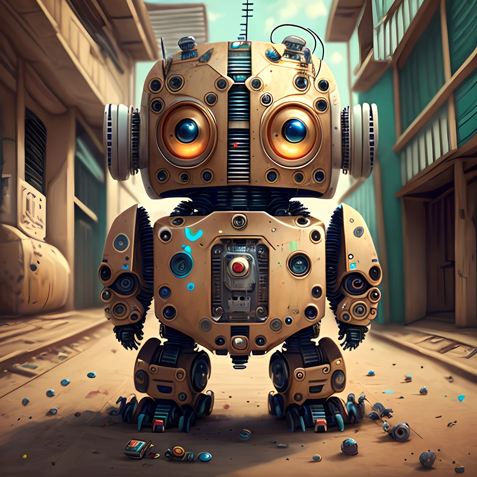 robot, cute --auto --s2