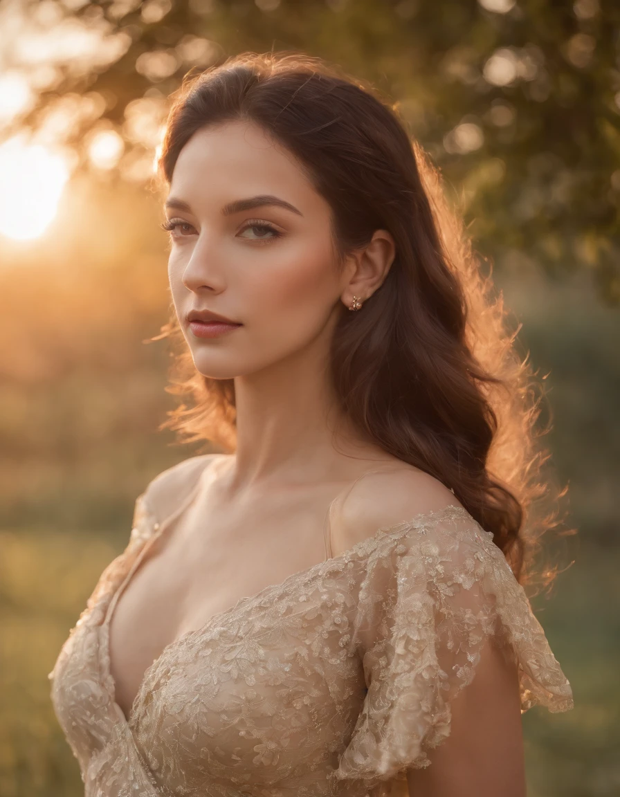 NurLens, photography, 1girl, beautiful girl, cowboy shot, (dynamic dancing posture:1.4), Colorful Medium Format Film, Prime Portrait Lens, sunset, Golden Hour, Documentary Portraiture, Elegance, Serenity, Captivating, Classic, Empowerment, Grace, Contemplation, Elegant, Classical Beauty, Timelessness, (WORLD PRESS PHOTO), (Mario Testino), and the girl in the twilight is like a character who has stepped out of an old movie screen, The sunshine casts soft shadows on her profile, framing a mysterious visage, This sunshine effect adds a retro vibe to the picture, natural skin texture, 24mm, 4k textures, soft cinematic light, adobe lightroom, photolab, hdr, intricate, elegant, highly detailed, sharp focus, ((((cinematic look)))), soothing tones, insane details, intricate details, hyperdetailed, soft cinematic light, exposure blend, hdr, lotus