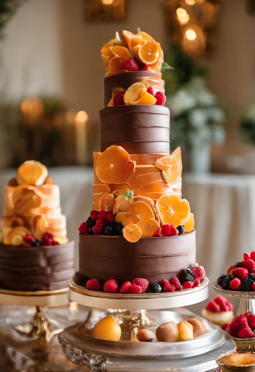 best quality,ultra-detailed,realistic,delicious cake,detailed decoration,rich chocolate layers,creamy frosting,luscious berries,fine craftsmanship,tempting dessert,beautifully arranged fruits,sweet and savory flavors,scrumptious masterpiece,tantalizing dessert table,mouthwatering confectionery,velvety texture,delectable slices,decadent indulgence,explosive taste sensation,irresistible sweetness,gorgeous dessert presentation,fine pastry artistry,impeccable cake design,luxurious dessert experience,elegant cake stand,meticulous attention to detail,delightful cake layers,artfully crafted icing,gastronomic delight,festive dessert atmosphere,celebratory centerpiece,lavish celebration cake,exquisite dessert centerpiece,culinary delight,vibrant colors,luxurious dessert exhibit,tempting dessert display,lush and juicy fruit toppings