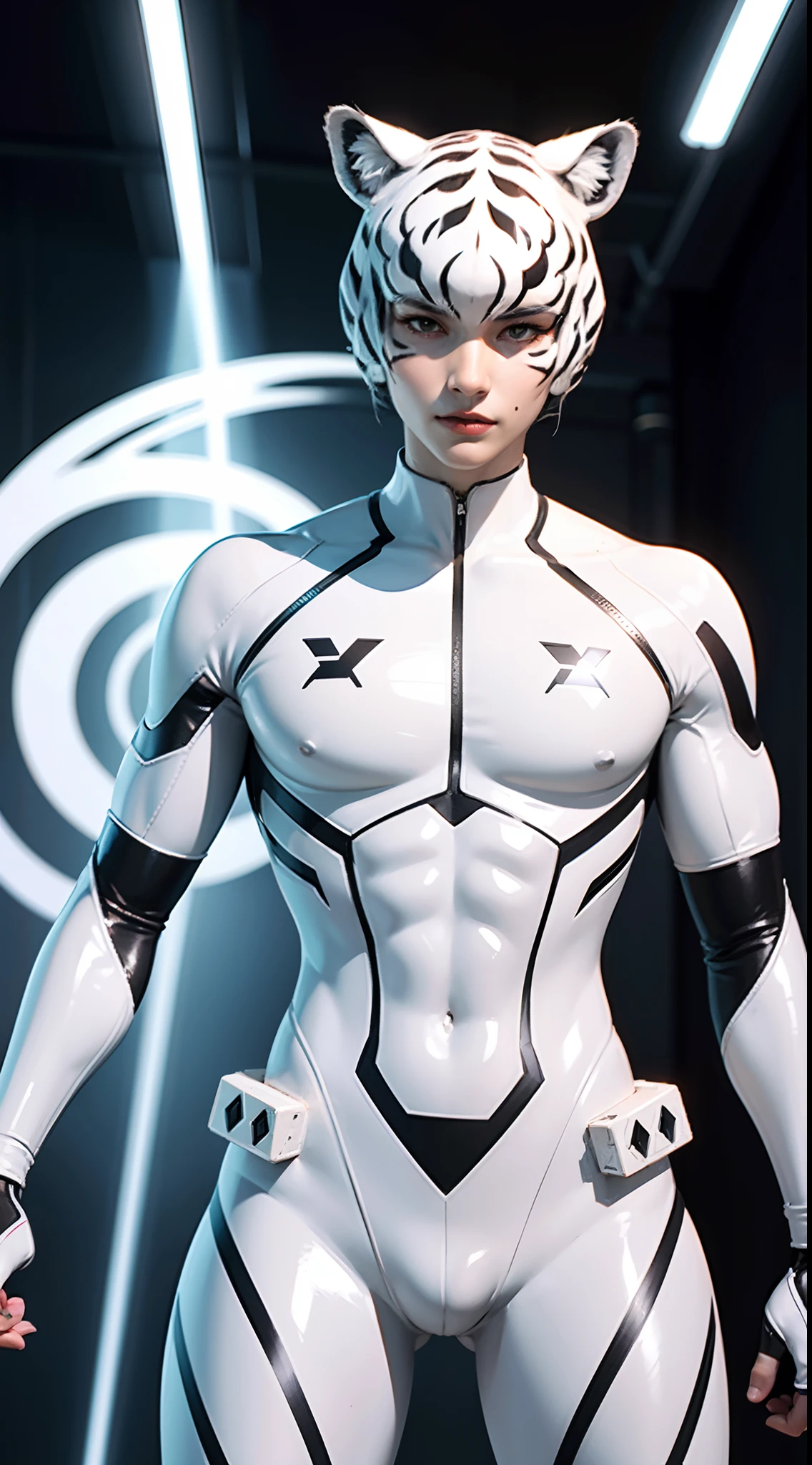 FUTURISTIC WHITE TIGER