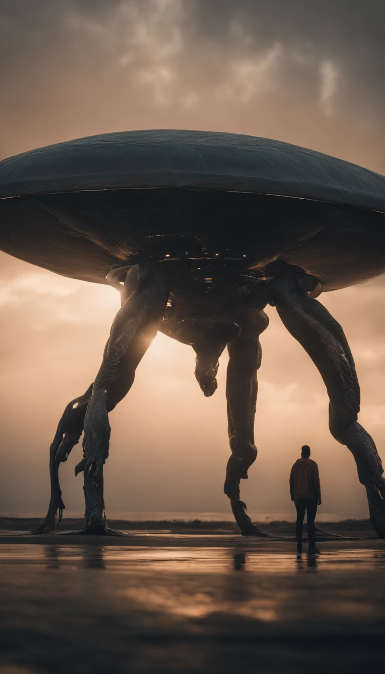 starrysky,Translucent ethereal alien creatures,中景 the scene is,Full body like, highly detailed surreal vfx,Hyper-realistic,Ultra photo realsisim,Real Photographics,8K,High definition,high qulity,Works of masters,super-fine,Smudge,ink,8K,super-fine,high qulity,(((OC renderer)))
