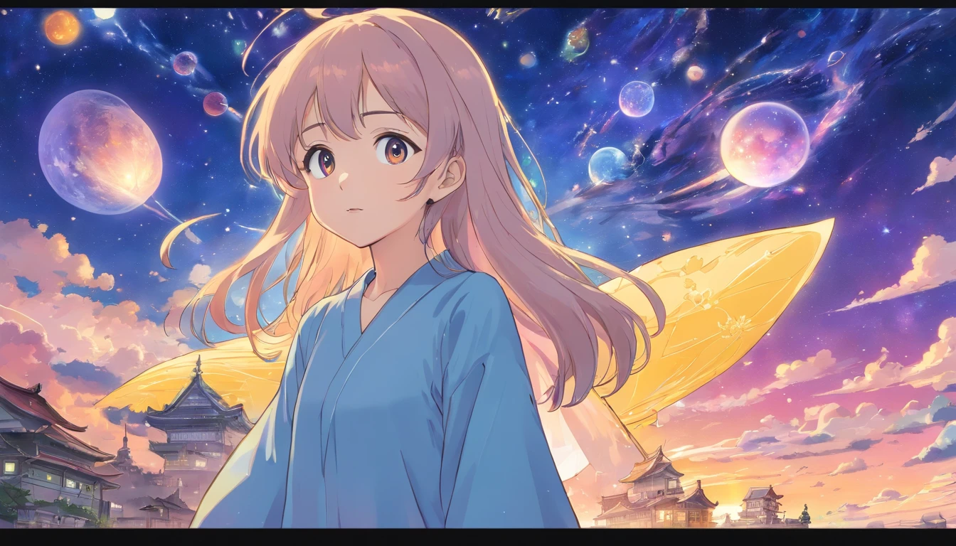 comic strip,Manhwa Style,Cartoon Split,starrysky,Translucent ethereal aliens,中景 the scene is,Full body like, highly detailed surreal vfx,oc rendered,