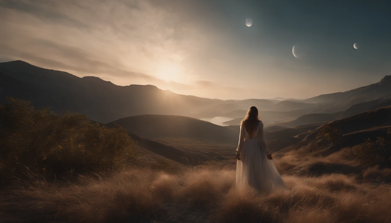starrysky,Translucent ethereal alien creatures,中景 the scene is,Full body like, highly detailed surreal vfx,Hyper-realistic,Ultra photo realsisim,Real Photographics,8K,High definition,high qulity,Works of masters,super-fine,Smudge,ink,8K,super-fine,high qulity,(((OC renderer)))